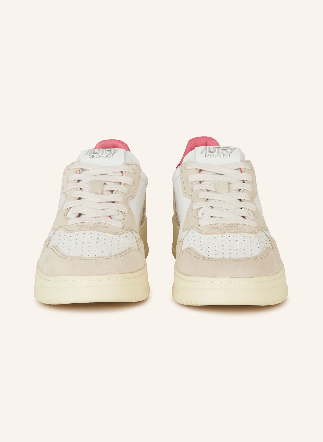 AUTRY Sneakers, Color: WHITE/ PINK (Image 3)
