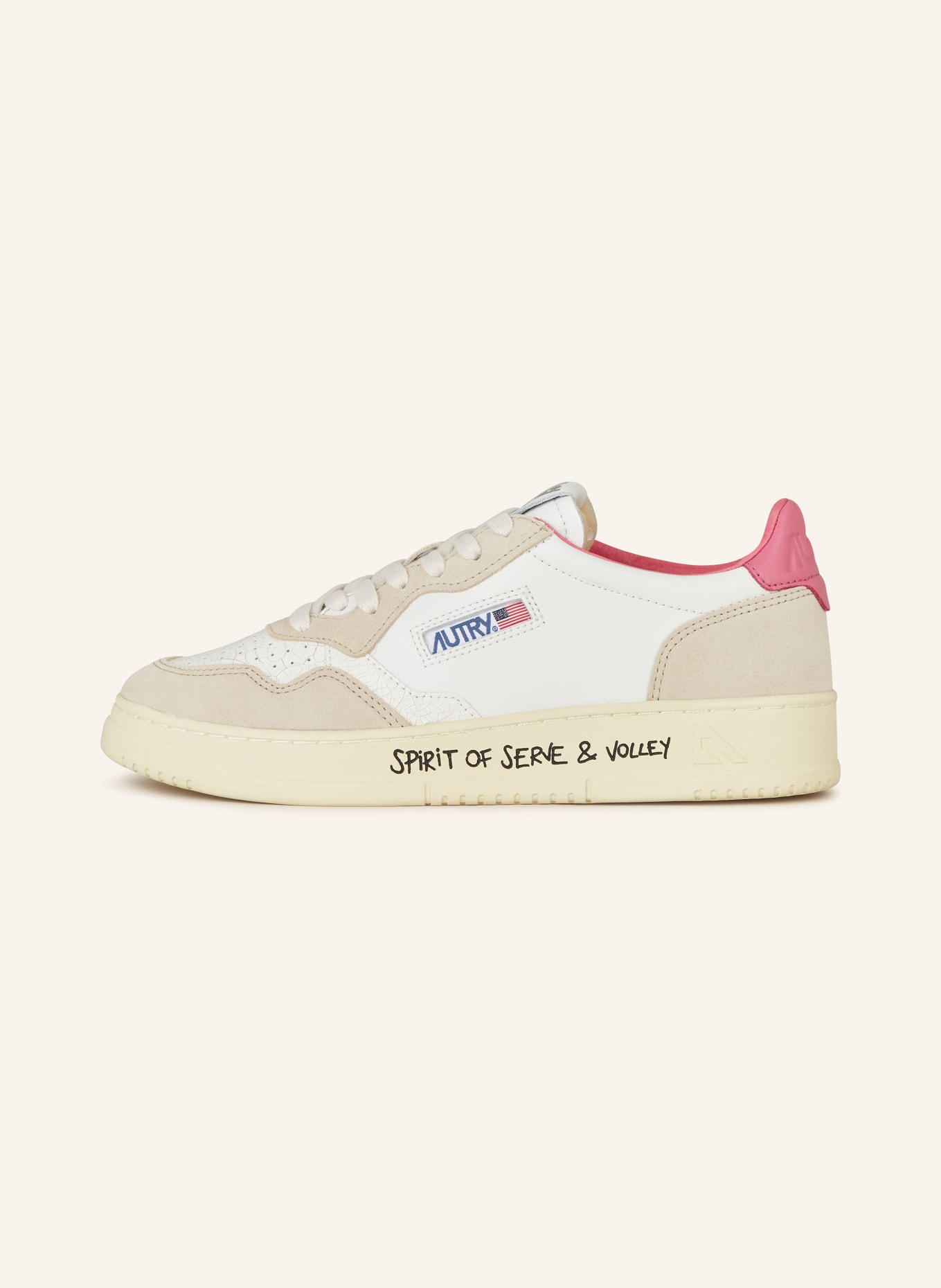 AUTRY Sneakers, Color: WHITE/ PINK (Image 4)