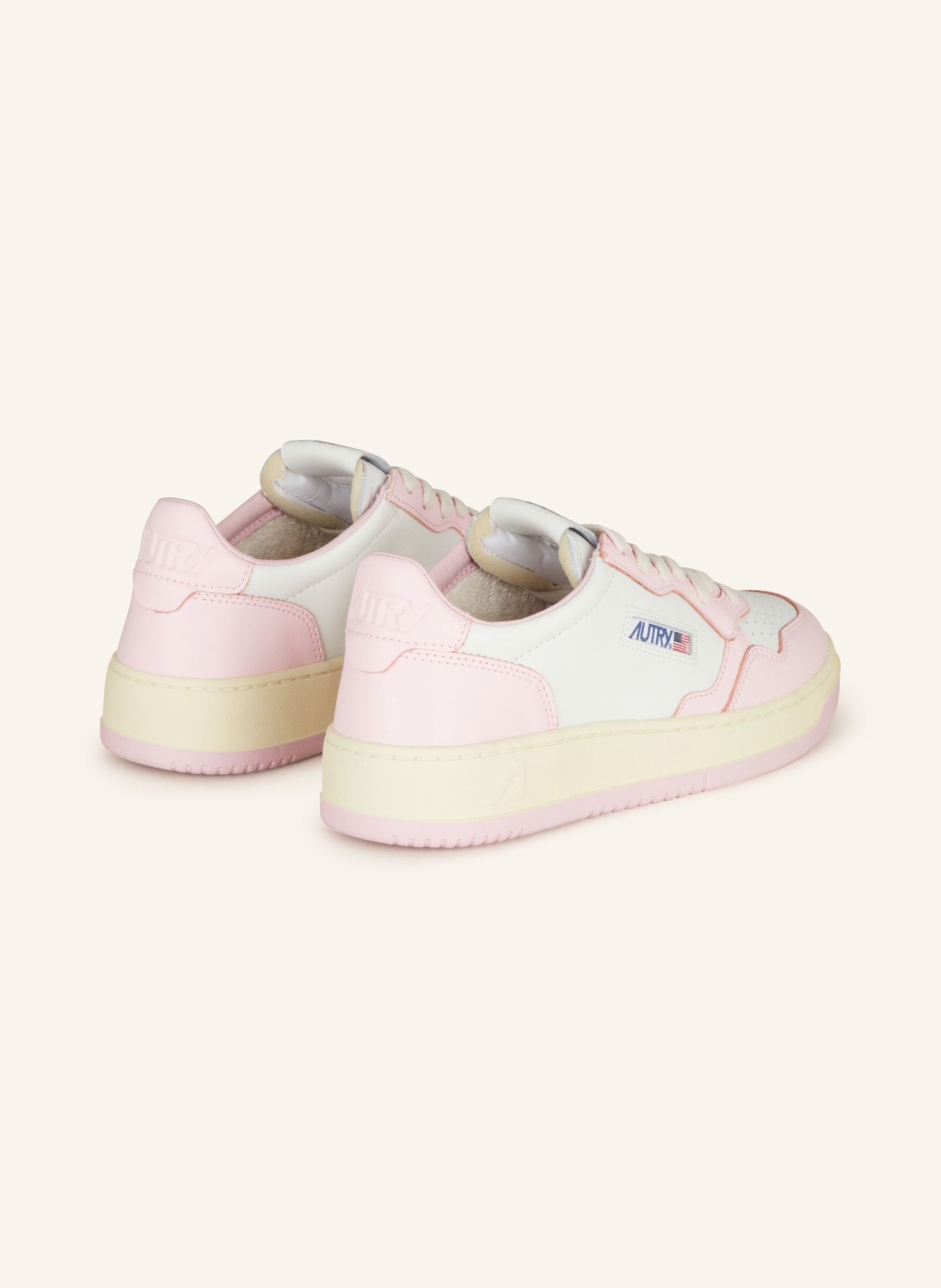 AUTRY Sneaker MEDALIST LOW WB, Farbe: WEISS/ ROSA (Bild 2)