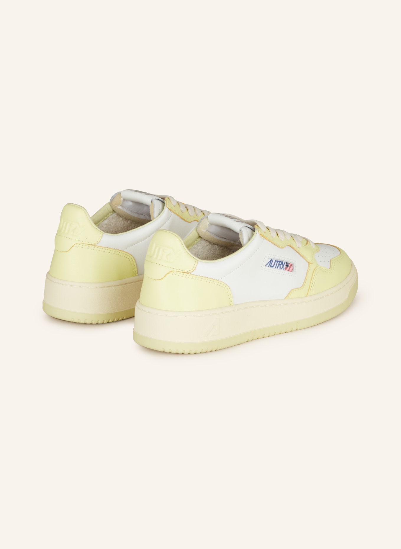 AUTRY Sneakers MEDALIST, Color: WHITE/ YELLOW (Image 2)