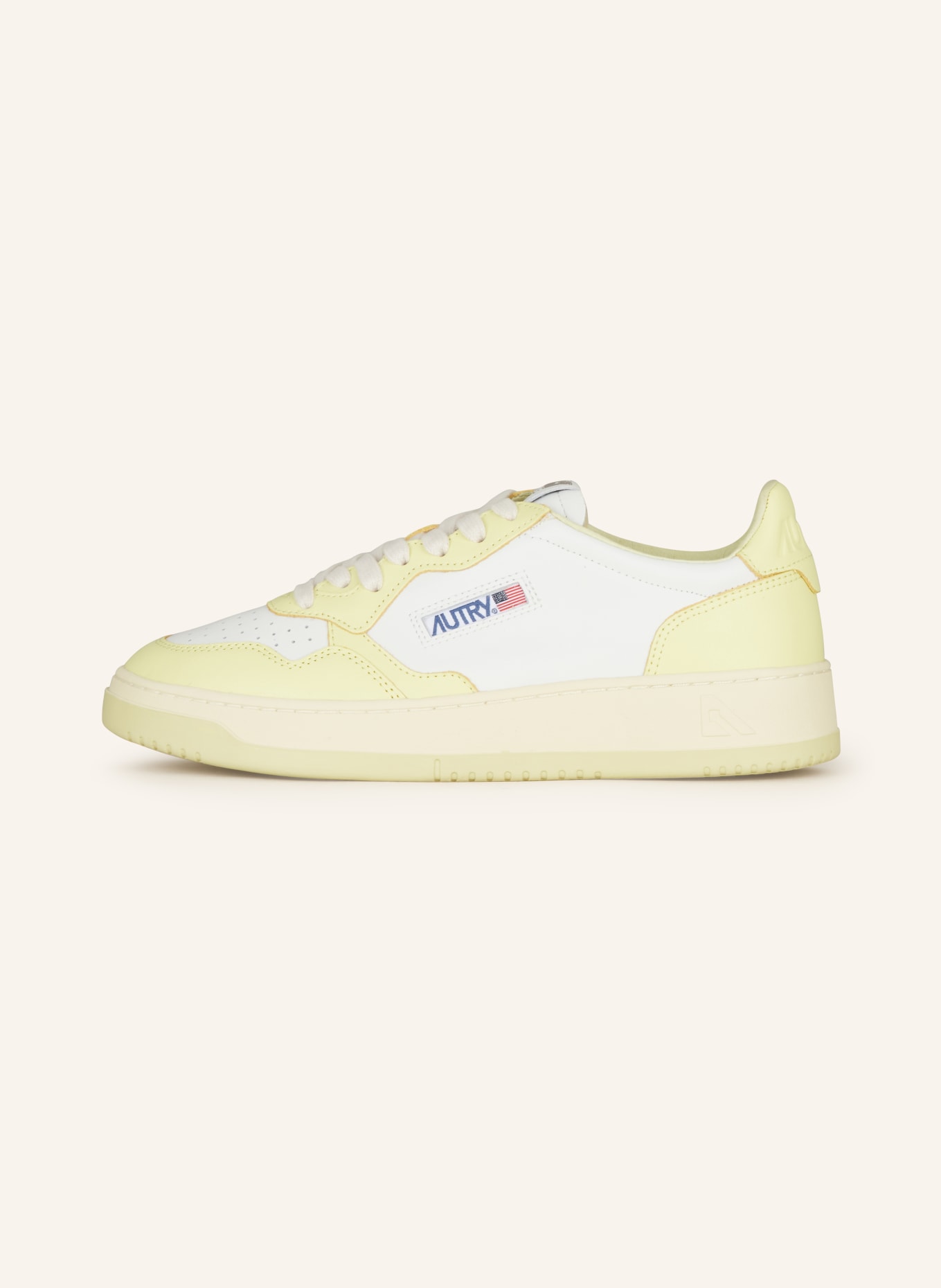 AUTRY Sneakers MEDALIST, Color: WHITE/ YELLOW (Image 4)