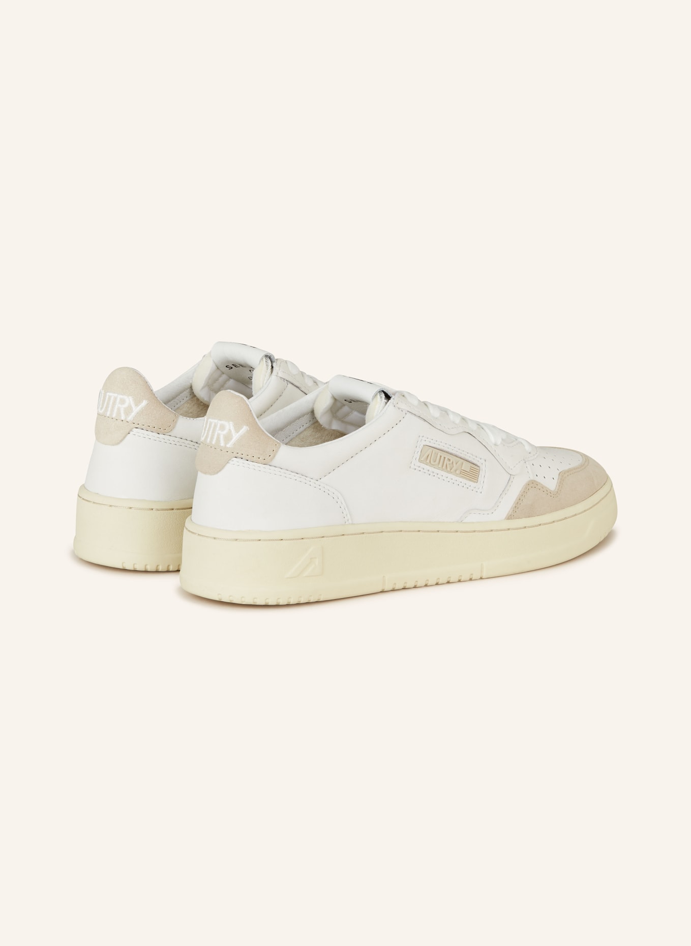 AUTRY Sneakers, Color: WHITE/ LIGHT BROWN (Image 2)