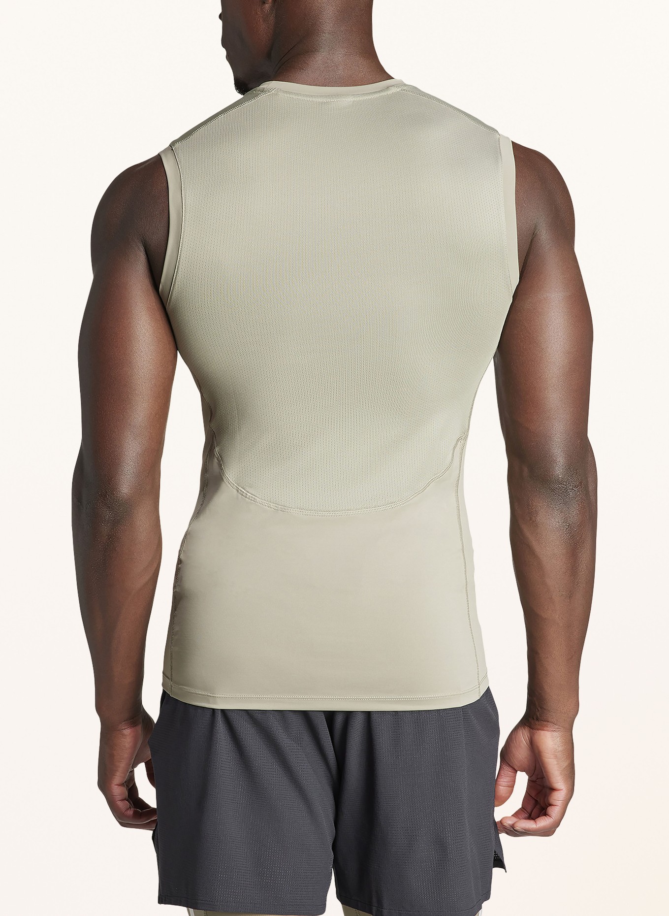adidas Tank top TECHFIT, Color: OLIVE (Image 3)