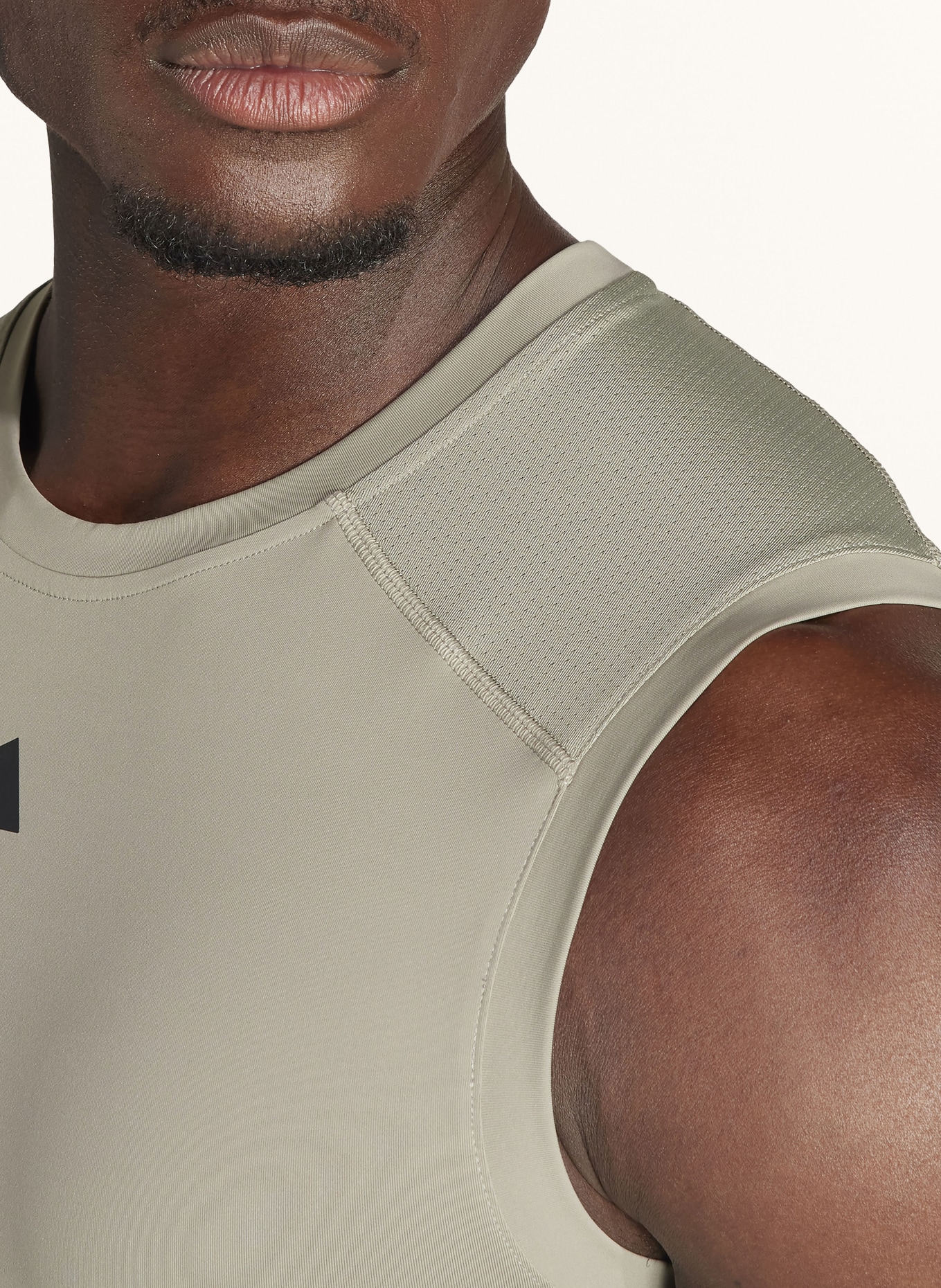 adidas Techfit Compression Training Sleeveless Shirt Gray Men's