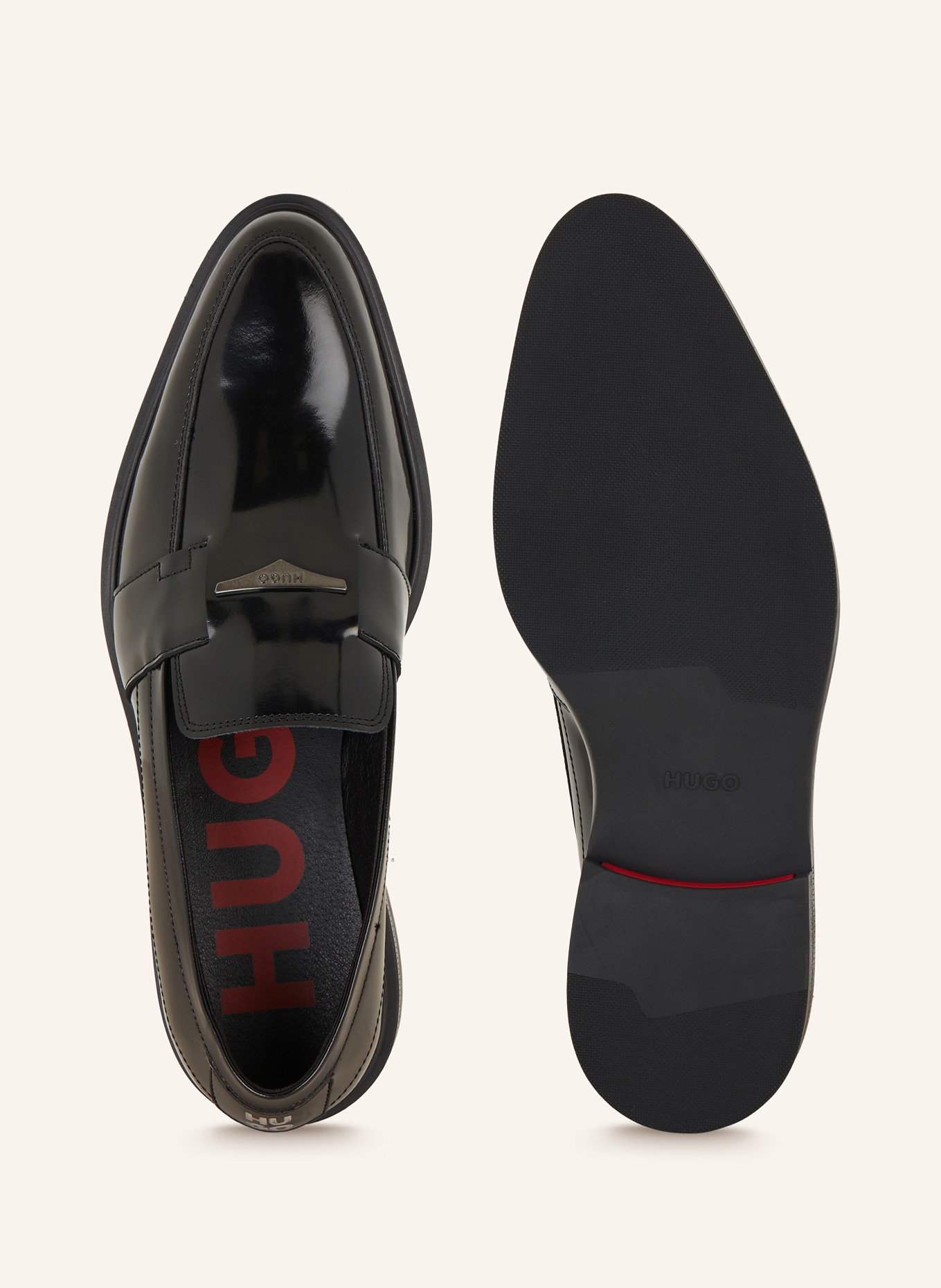 HUGO Loafers KERR, Color: BLACK (Image 5)