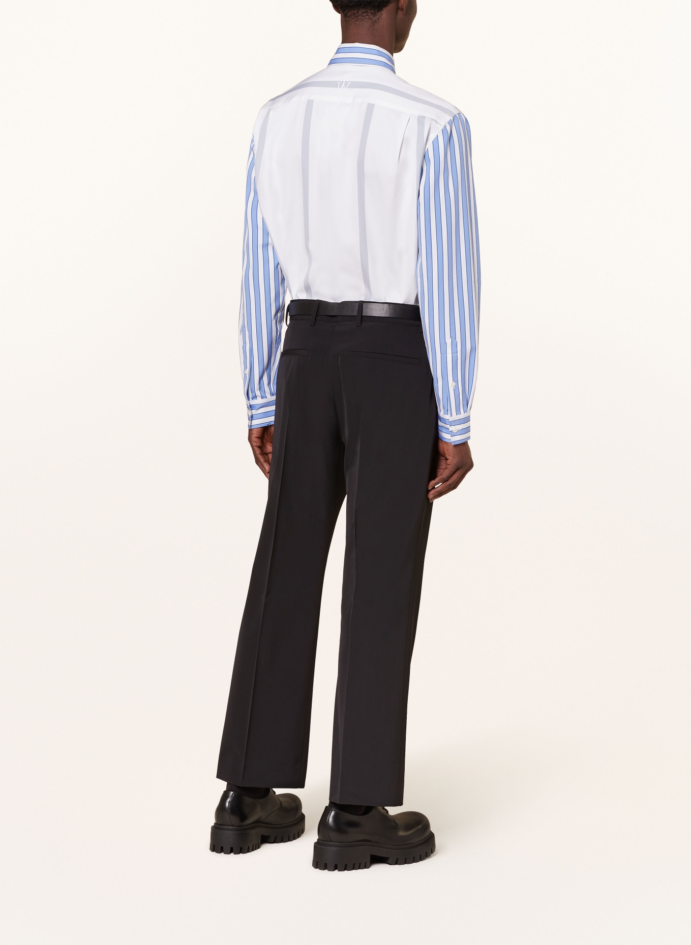 Acne Studios Oblekové kalhoty Regular Fit, Barva: BLACK (Obrázek 4)
