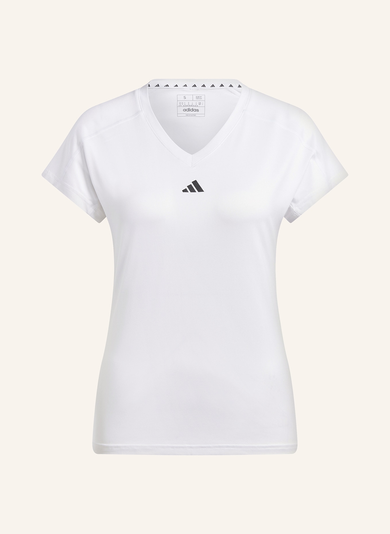 adidas T-Shirt AEROREADY TRAIN ESSENTIALS, Farbe: WEISS (Bild 1)