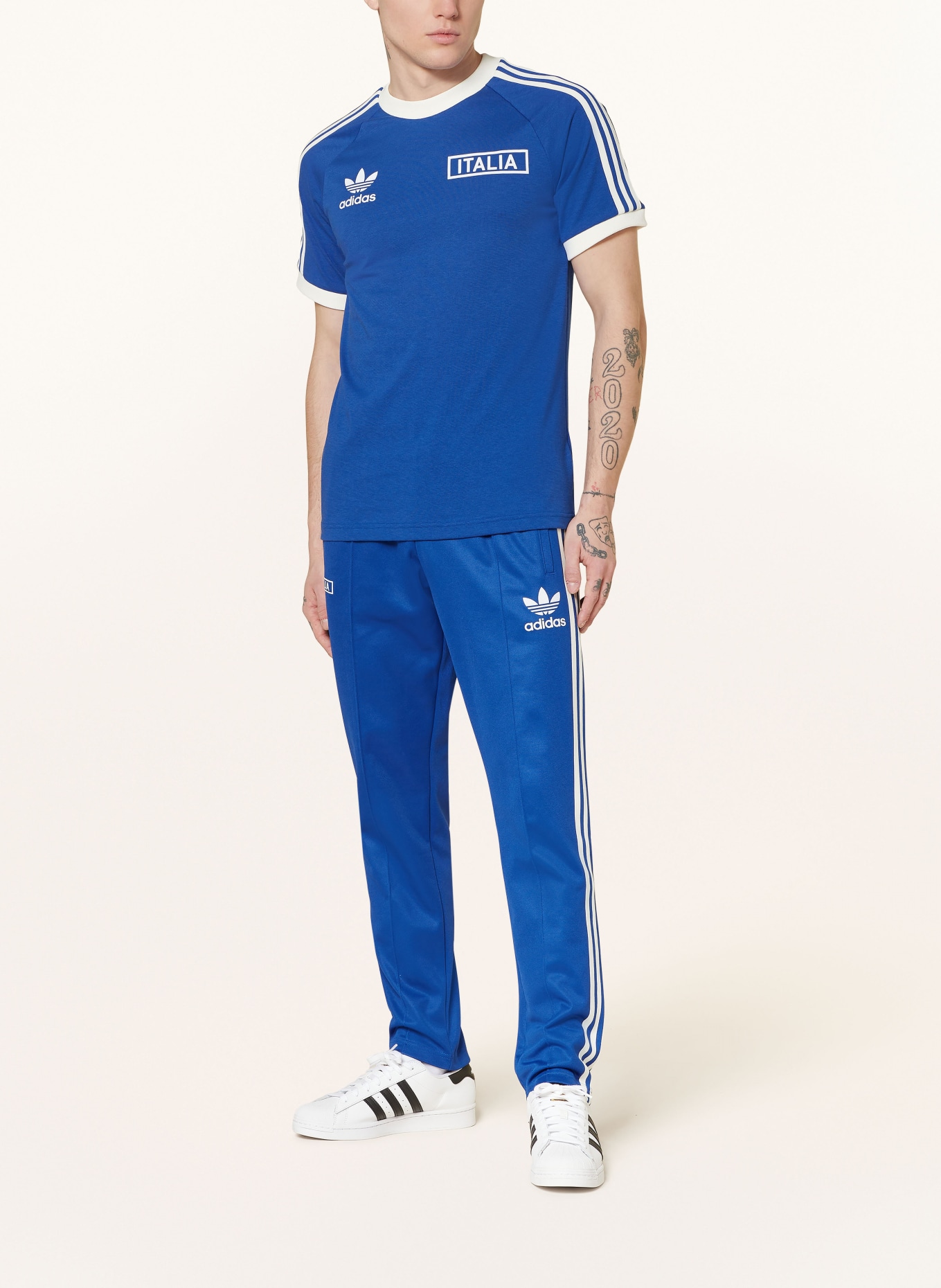 adidas Originals T-shirt ITALIEN ADICOLOR CLASSICS, Color: BLUE (Image 2)