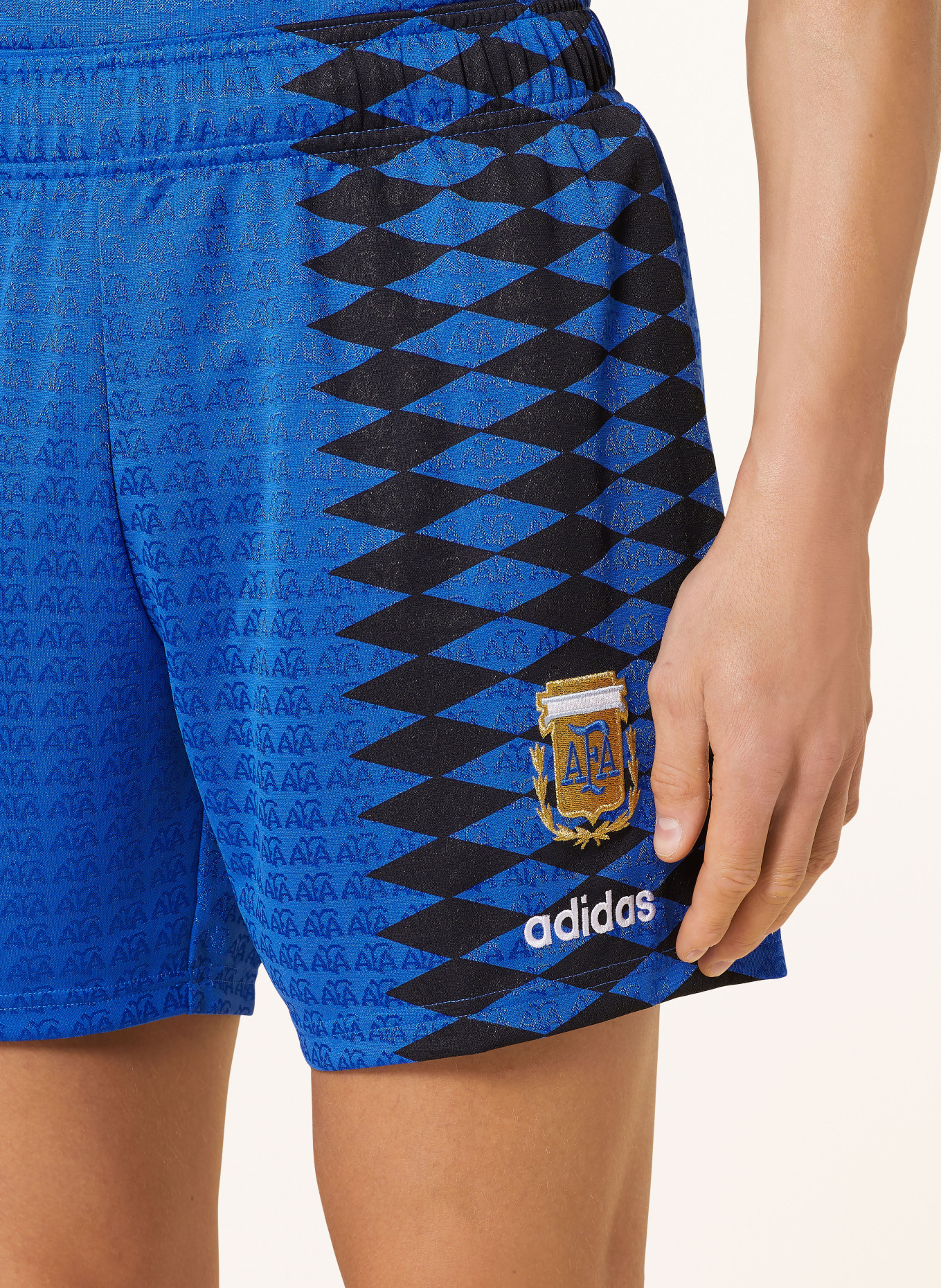adidas Originals Training shorts ARGENTINA 1994 AWAY SHORTS, Color: BLUE/ BLACK (Image 5)