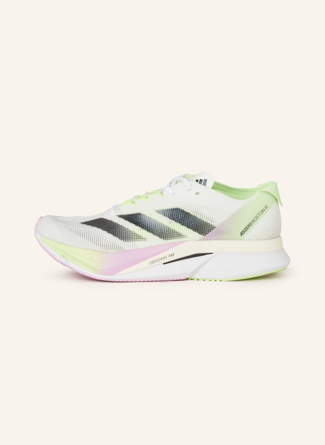 adidas Running shoes ADIZERO BOSTON 12, Color: WHITE/ LIGHT PURPLE (Image 4)