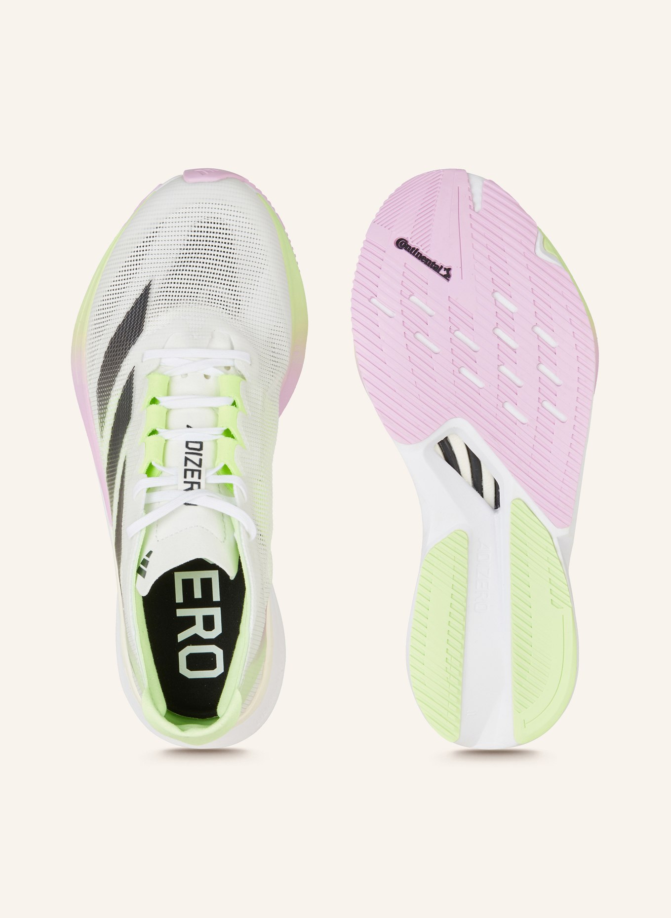adidas Buty do biegania DIZERO BOSTON 12, Kolor: BIAŁY/ JASNOFIOLETOWY (Obrazek 5)