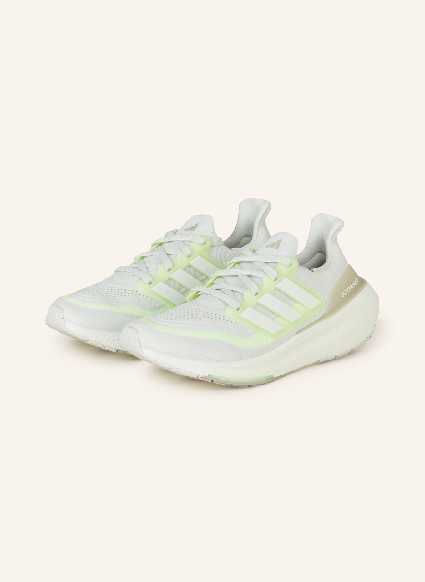 adidas Running shoes ULTRABOOST LIGHT, Color: WHITE/ NEON GREEN (Image 1)