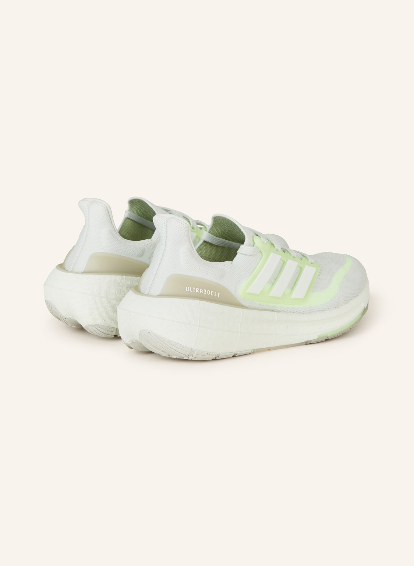 adidas Running shoes ULTRABOOST LIGHT, Color: WHITE/ NEON GREEN (Image 2)