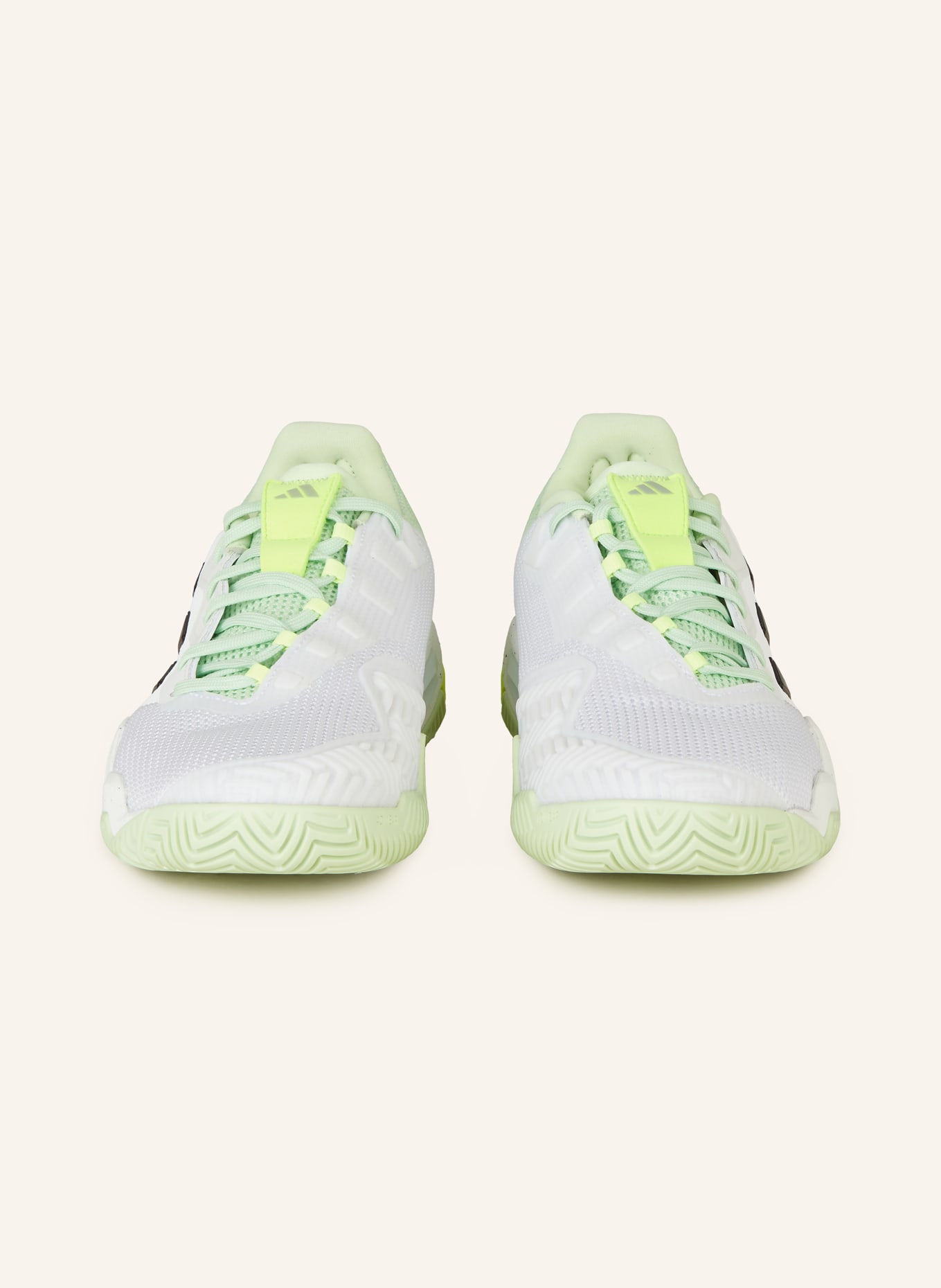 adidas Buty tenisowe BARRICADE 13, Kolor: BIAŁY/ JASKRAWY ZIELONY (Obrazek 3)