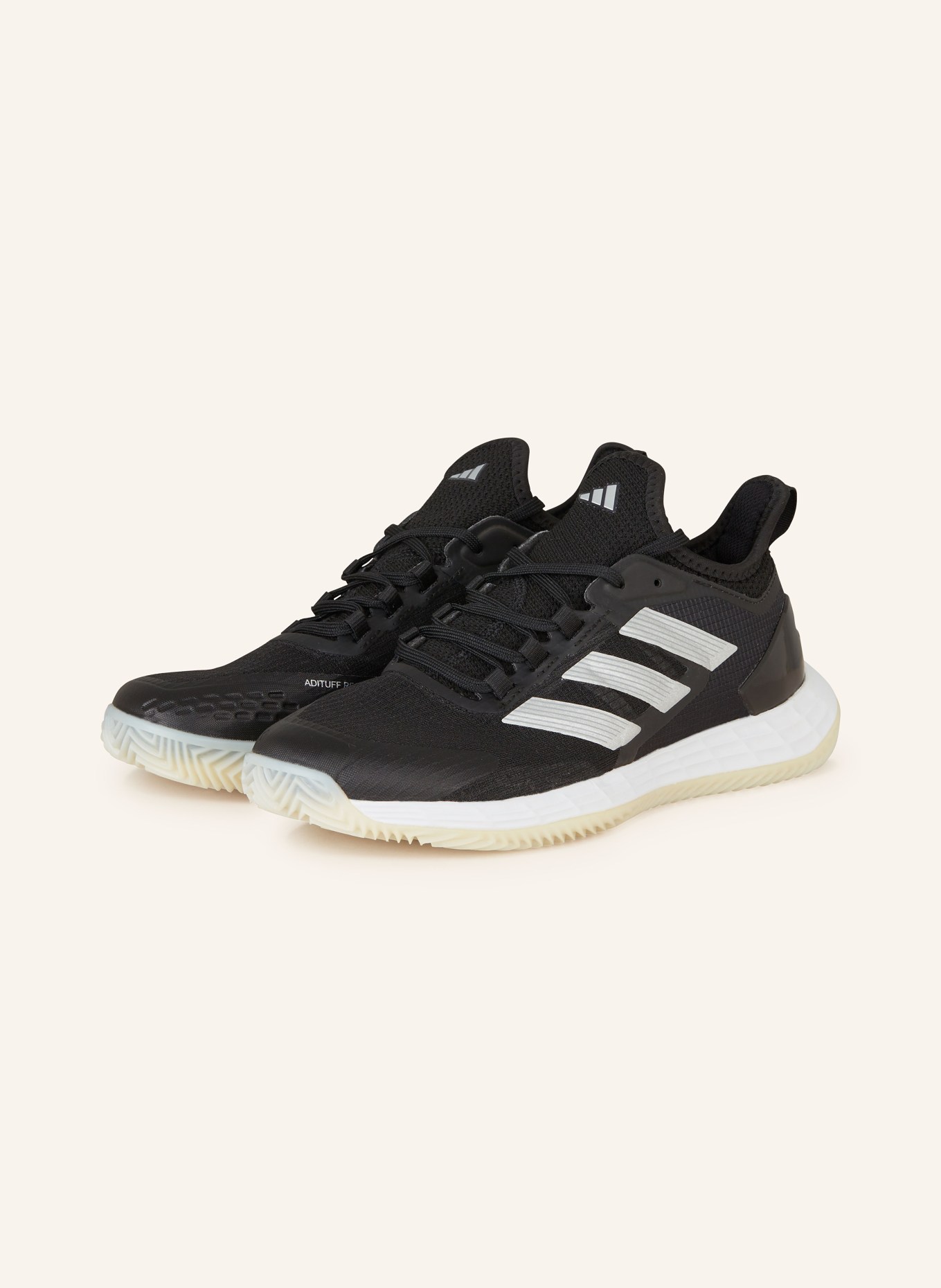 adidas Tennis shoes ADIZERO UBERSONIC 4.1, Color: BLACK/ SILVER (Image 1)