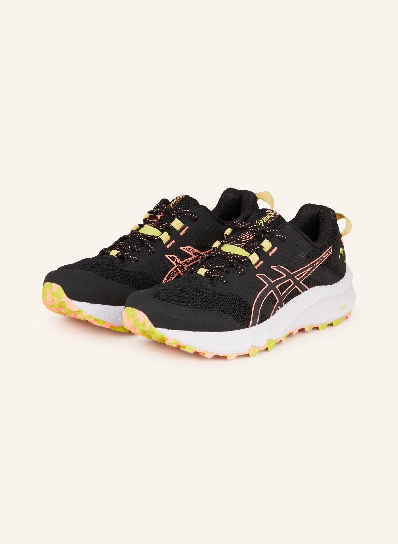 ASICS Trail running shoes TRABUCO TERRA 2, Color: BLACK (Image 1)