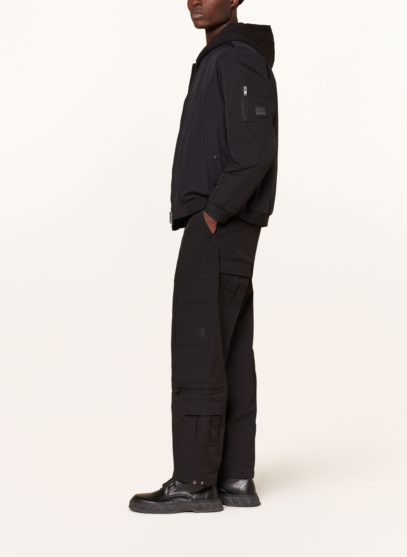 BOSS Cargo pants SKATE, Color: BLACK (Image 4)
