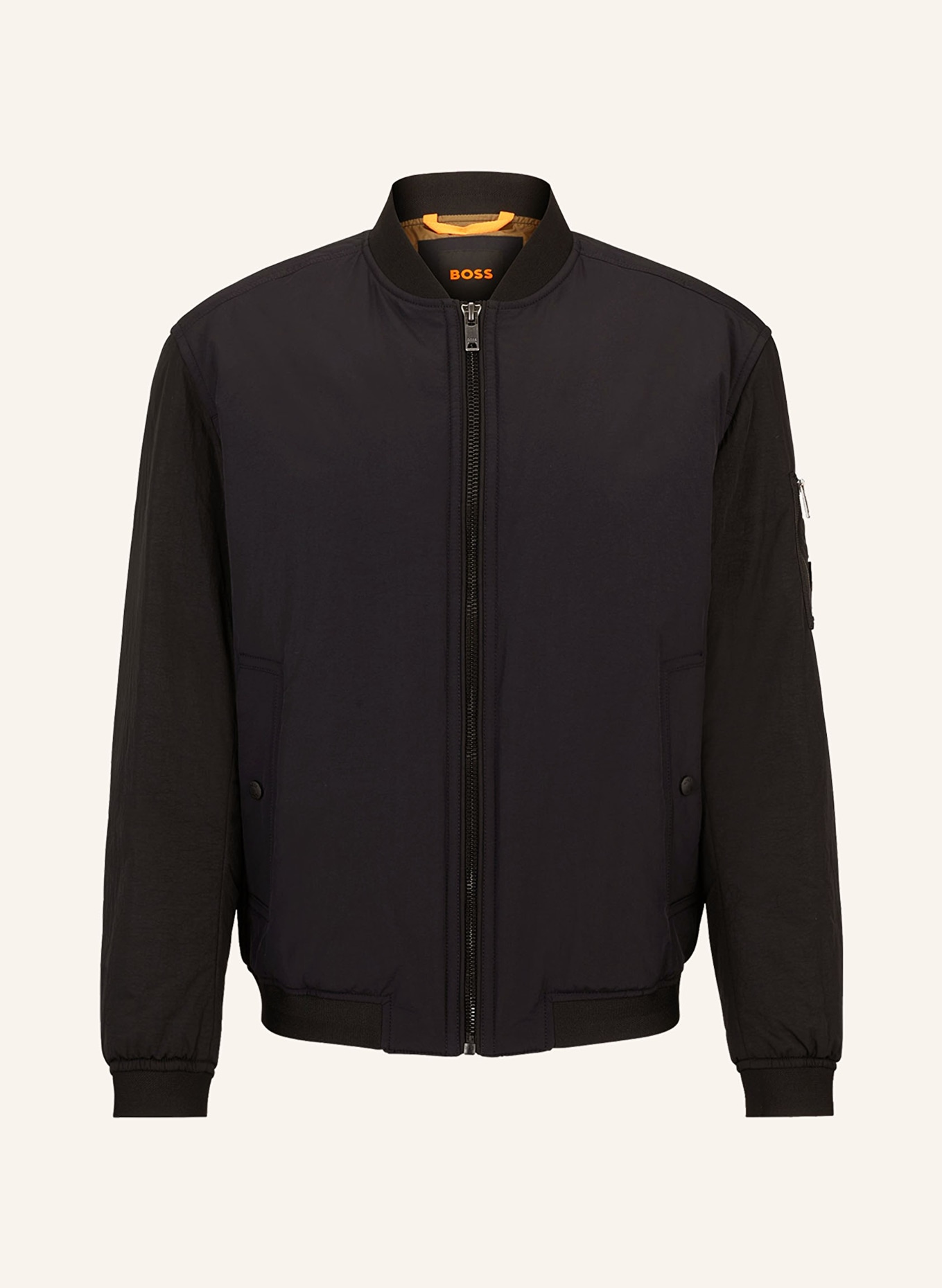BOSS Bomber jacket OBRIGHT, Color: BLACK (Image 1)
