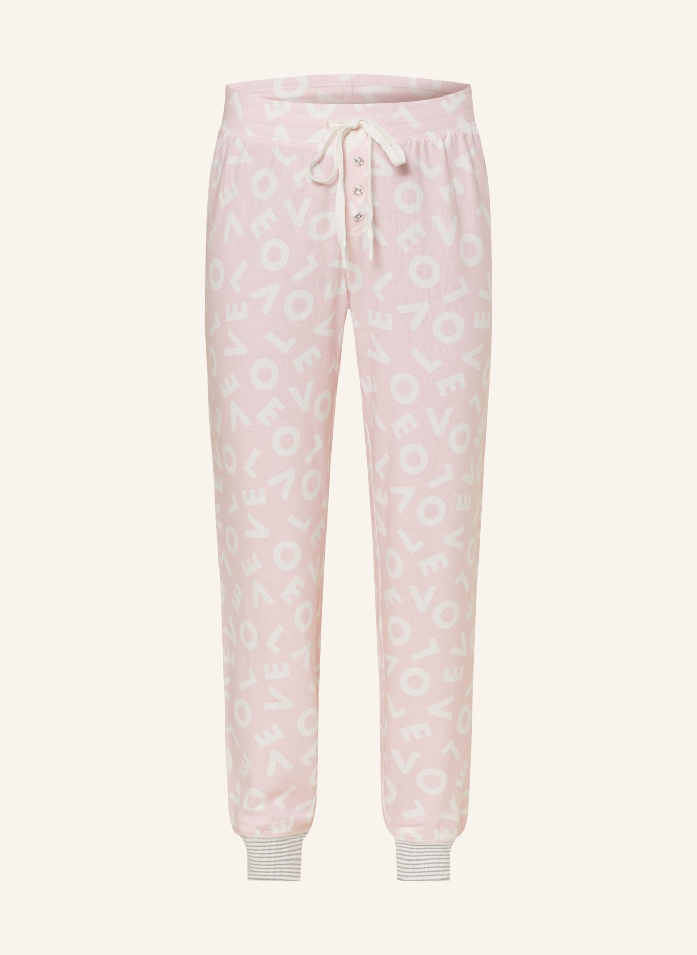 P.J.Salvage Pajama pants, Color: PINK/ WHITE (Image 1)