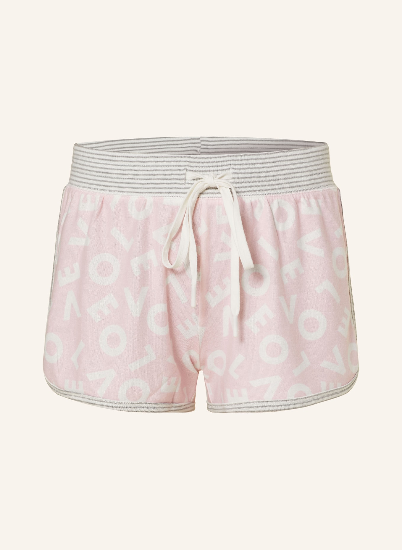 P.J.Salvage Pajama shorts, Color: PINK/ WHITE (Image 1)