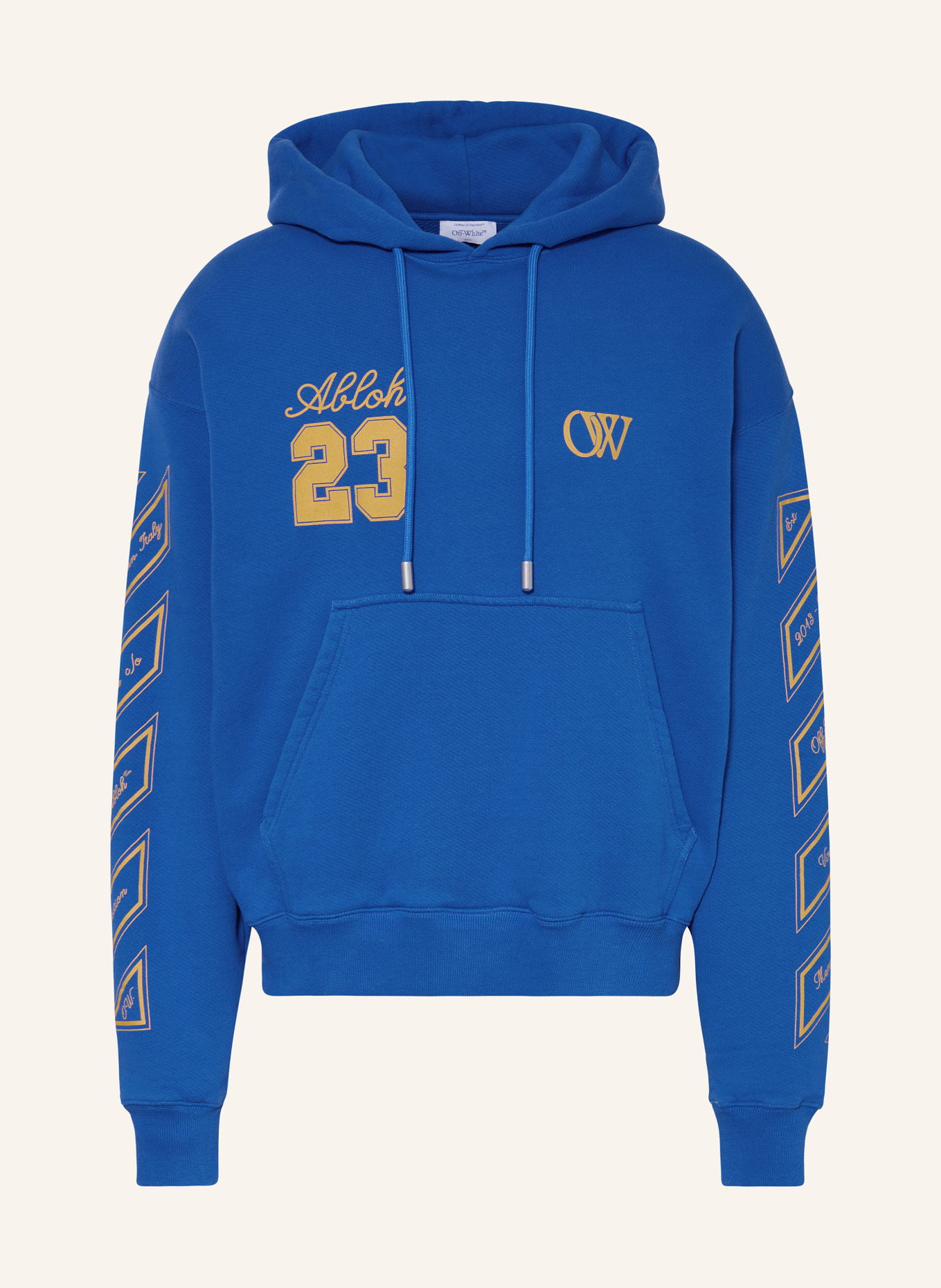 Off-White Hoodie, Color: BLUE (Image 1)