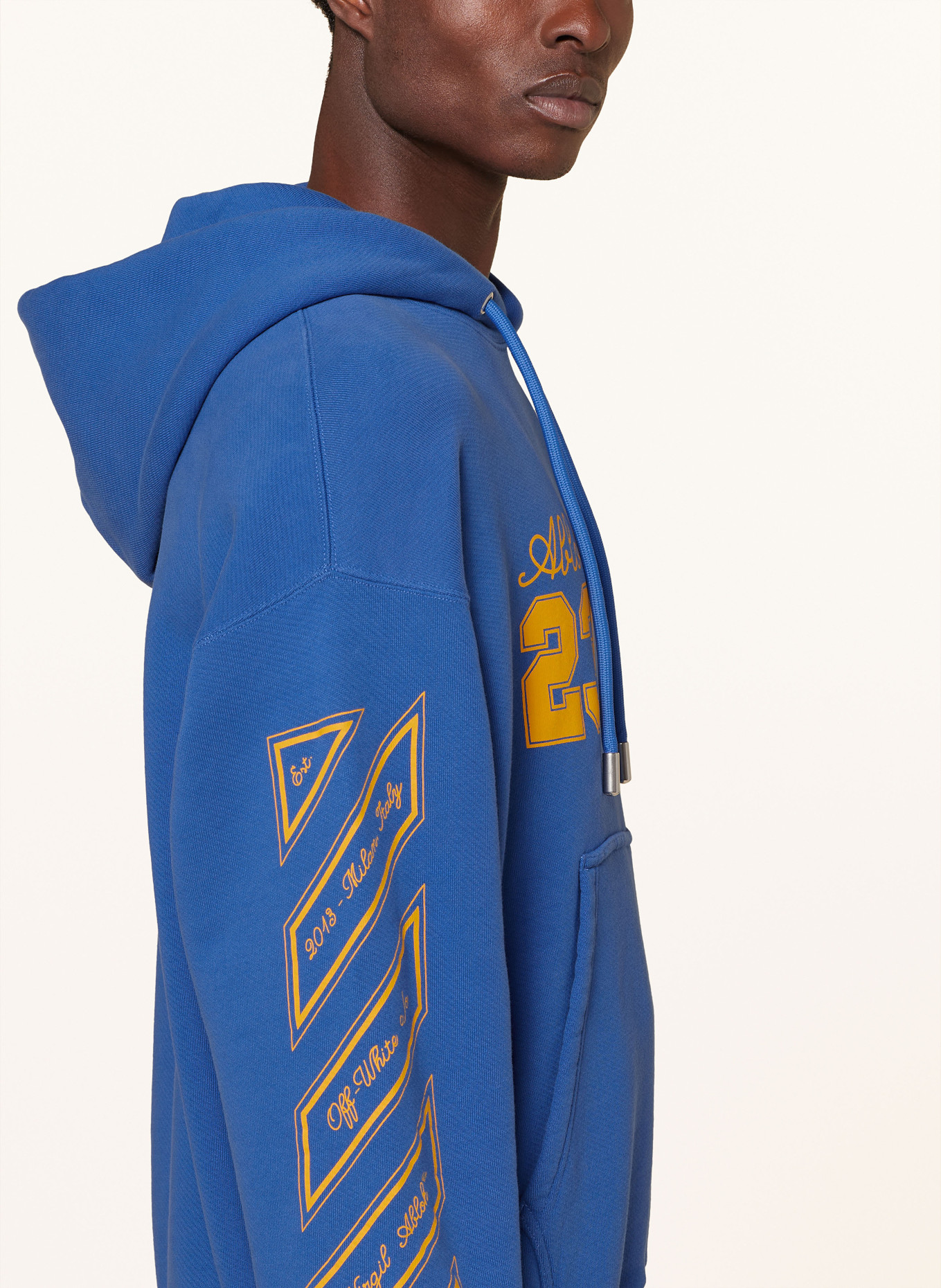 Off-White Hoodie, Color: BLUE (Image 5)