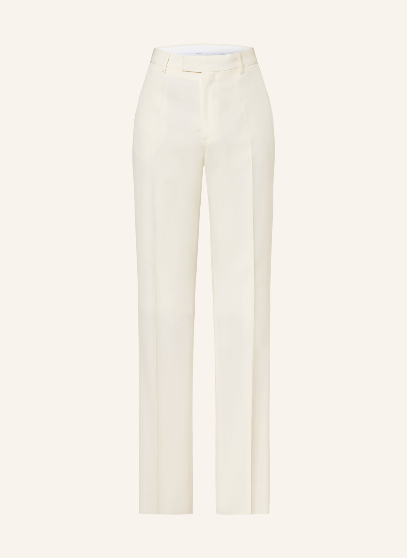 Off-White Spodnie, Kolor: ECRU (Obrazek 1)