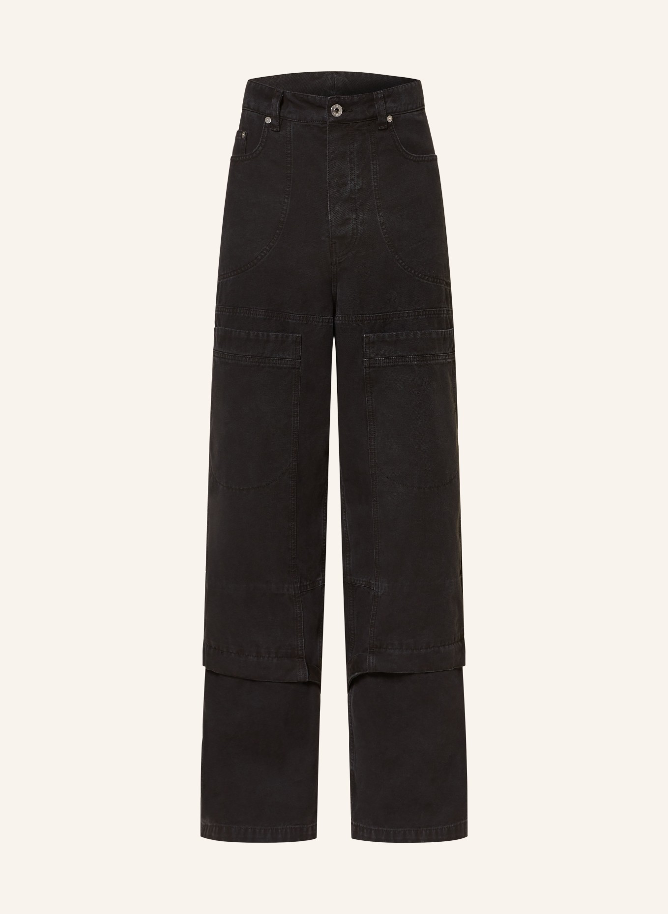 Off-White Cargo jeans regular fit, Color: BLACK (Image 1)