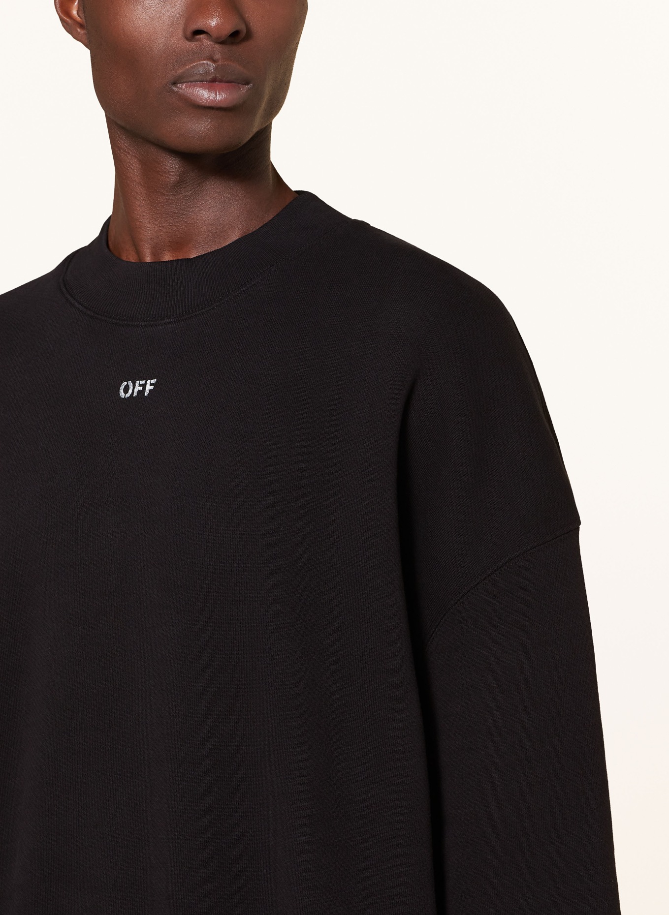 Off-White Oversized sweatshirt, Color: BLACK/ WHITE (Image 4)