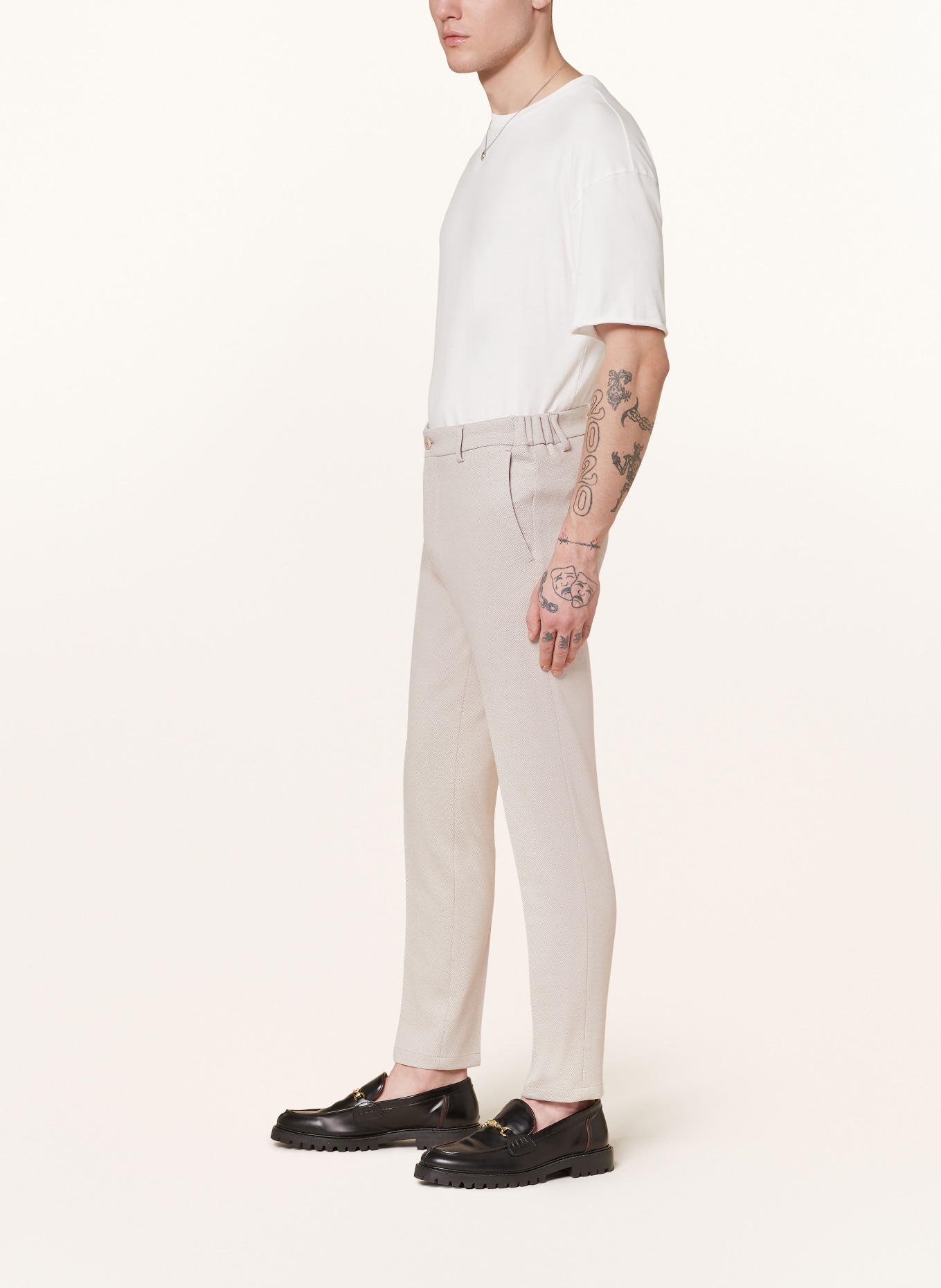 DRYKORN Spodnie garniturowe AJEND extra slim fit, Kolor: 1705 braun (Obrazek 5)