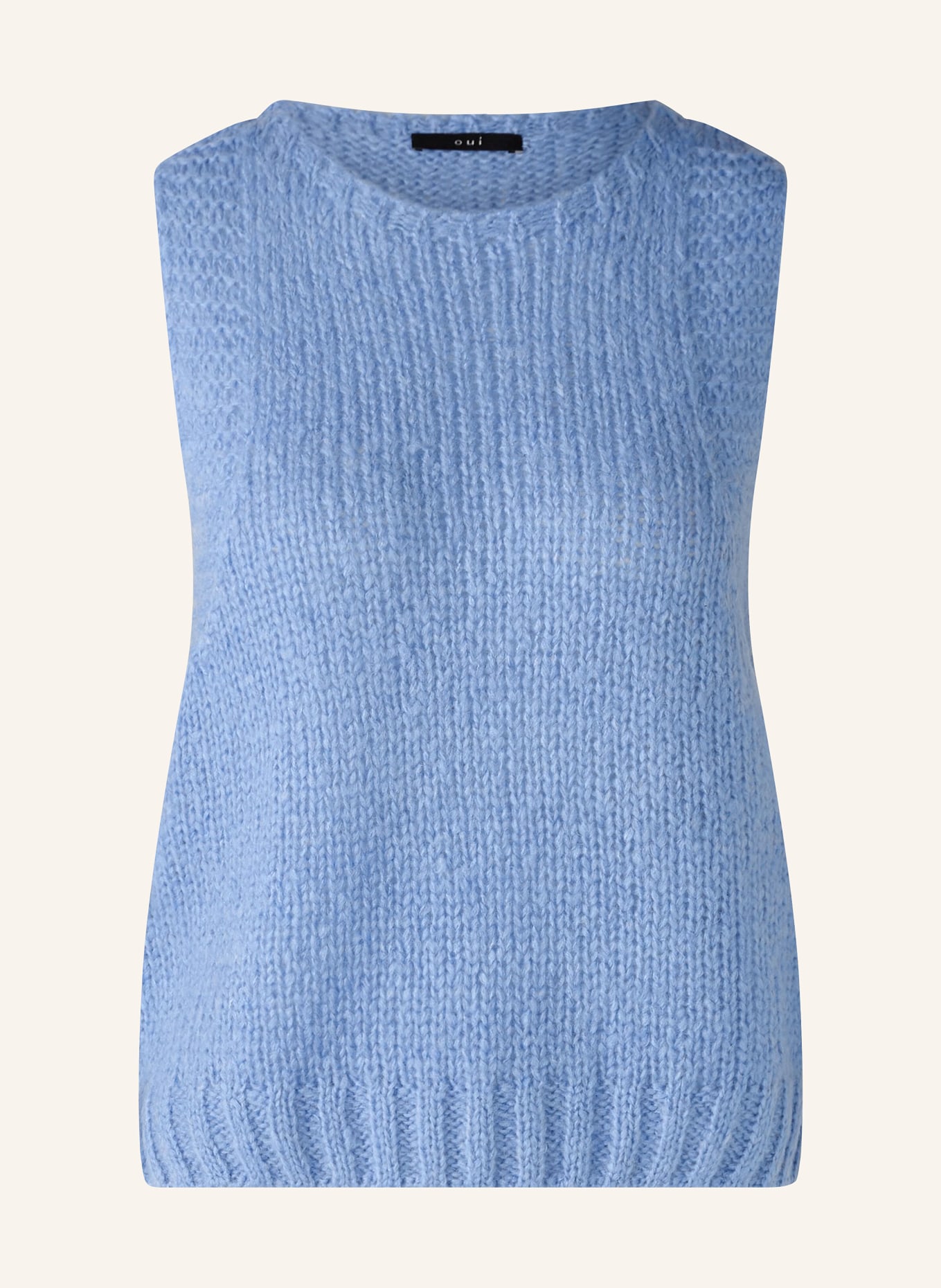 oui Sweater vest, Color: LIGHT BLUE (Image 1)