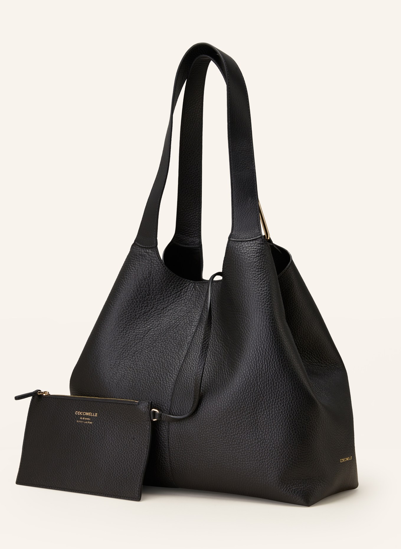 COCCINELLE Hobo bag, Color: BLACK (Image 2)