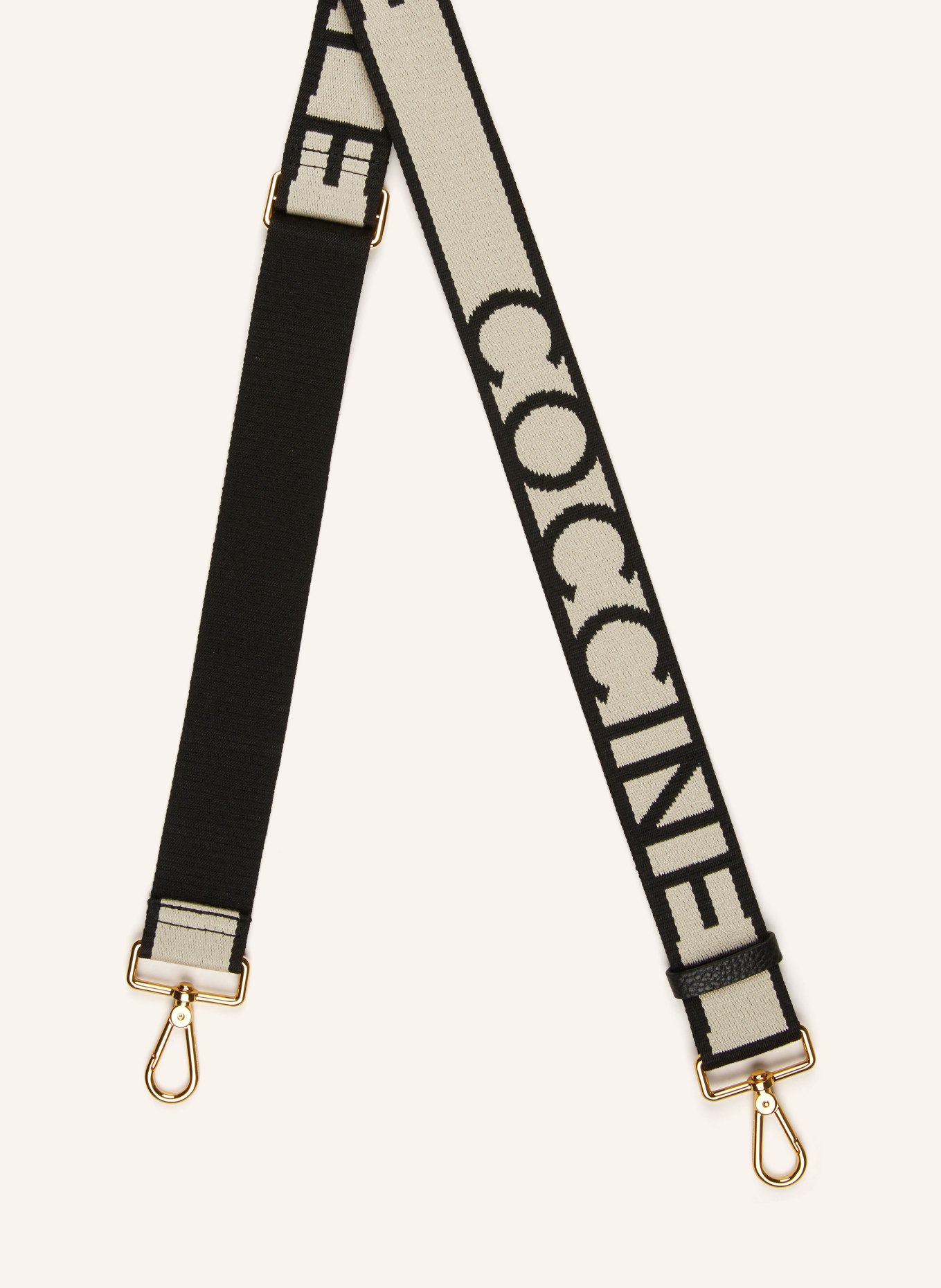 COCCINELLE Shoulder straps, Color: ECRU/ BLACK (Image 2)