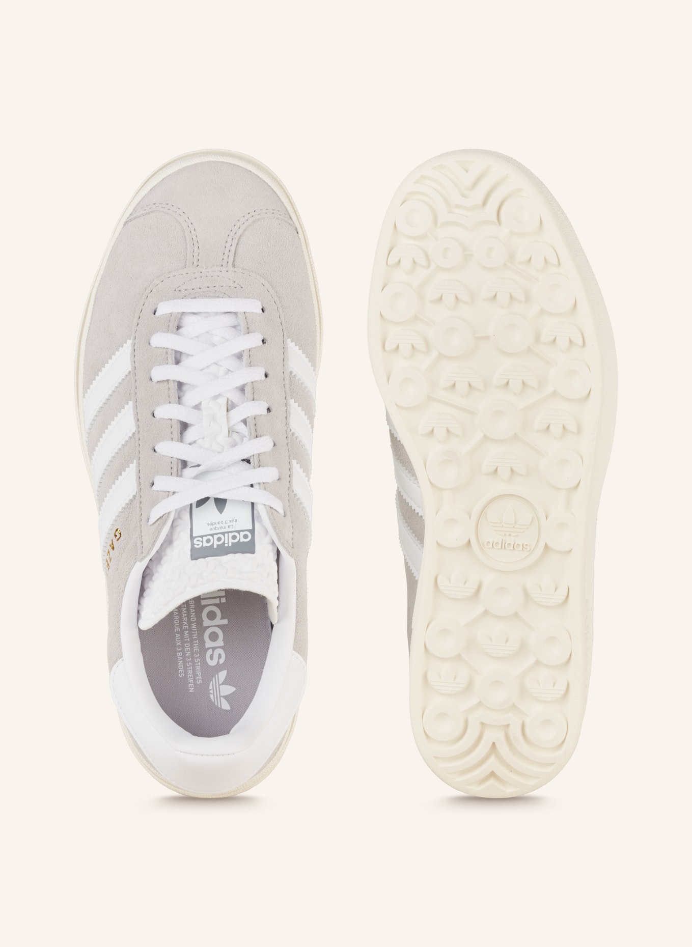 adidas Originals Sneakers GAZELLE BOLD, Color: LIGHT GRAY/ WHITE (Image 5)