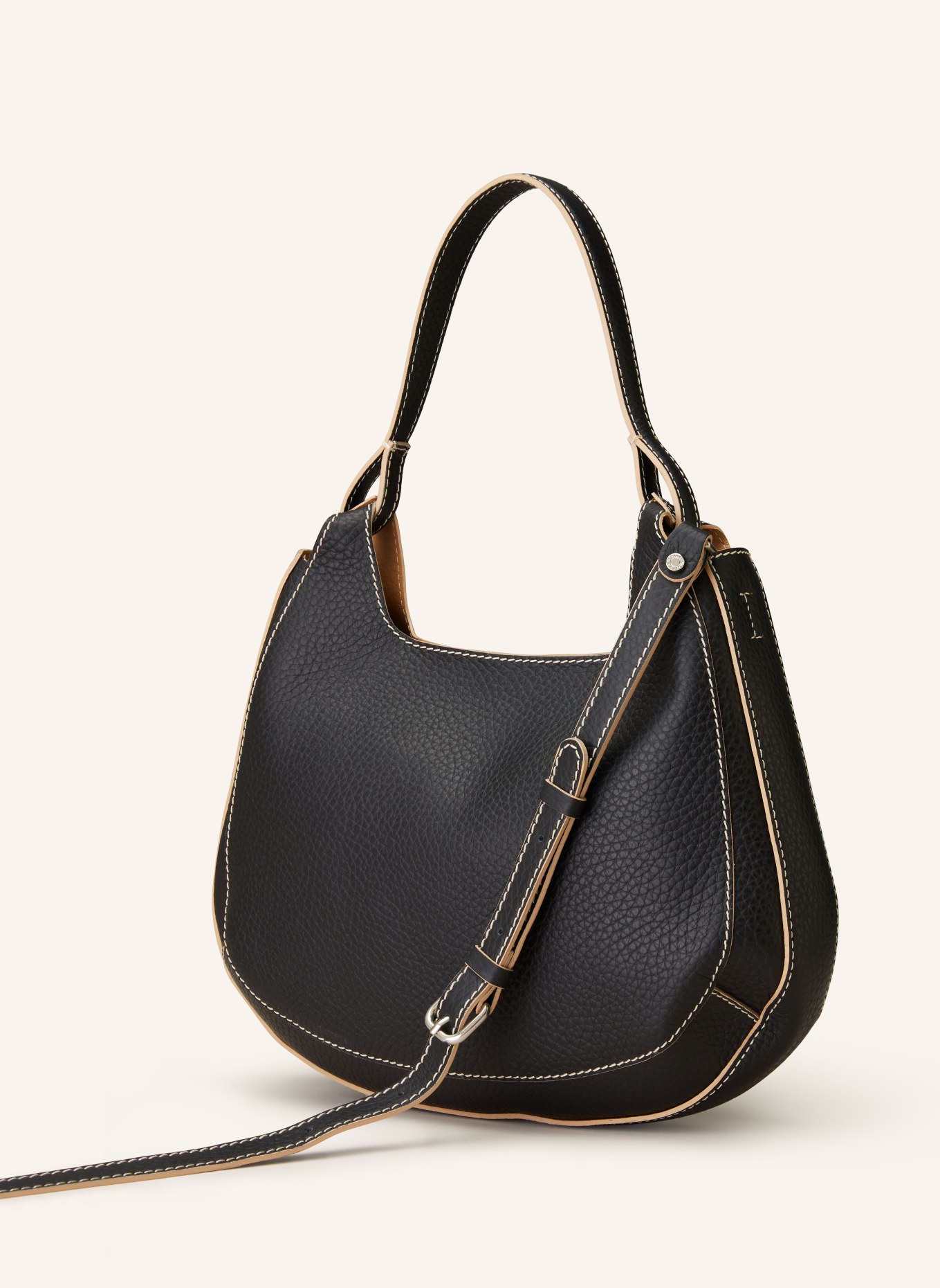 GIANNI CHIARINI Hobo bag CLOE, Color: BLACK (Image 2)
