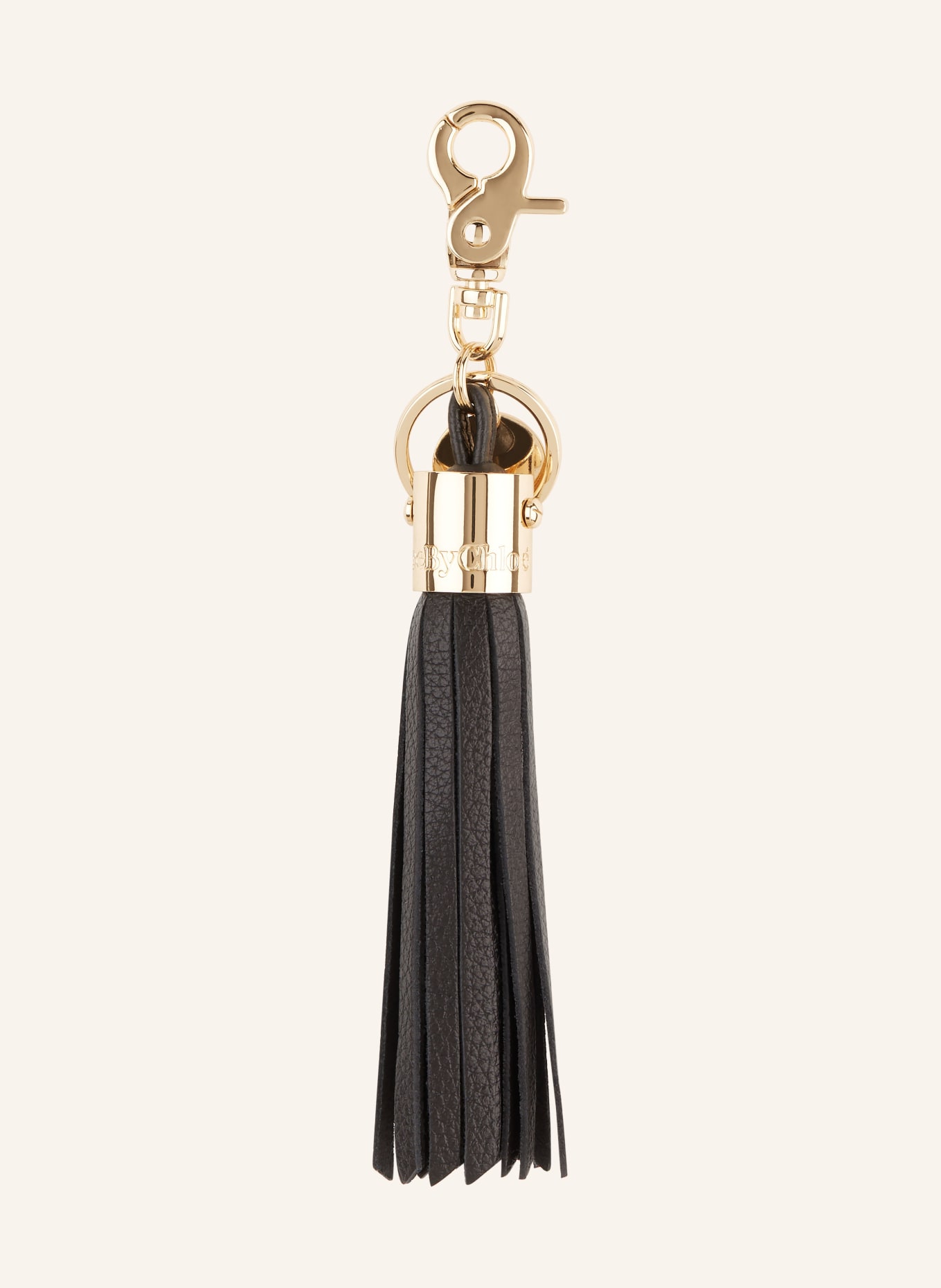 SEE BY CHLOÉ Keyring and bag pendant VICKI, Color: BLACK/ GOLD (Image 1)