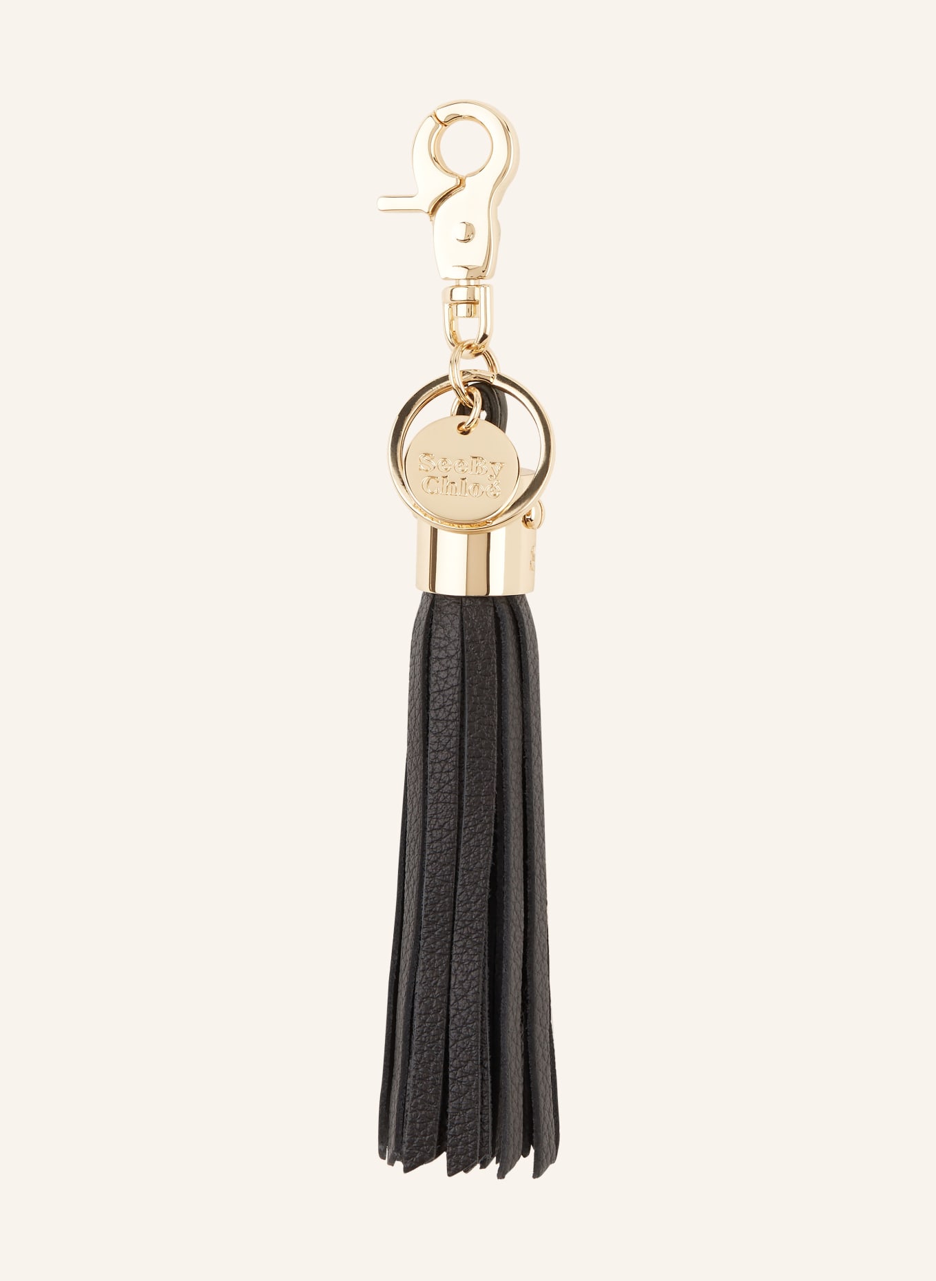 SEE BY CHLOÉ Keyring and bag pendant VICKI, Color: BLACK/ GOLD (Image 2)