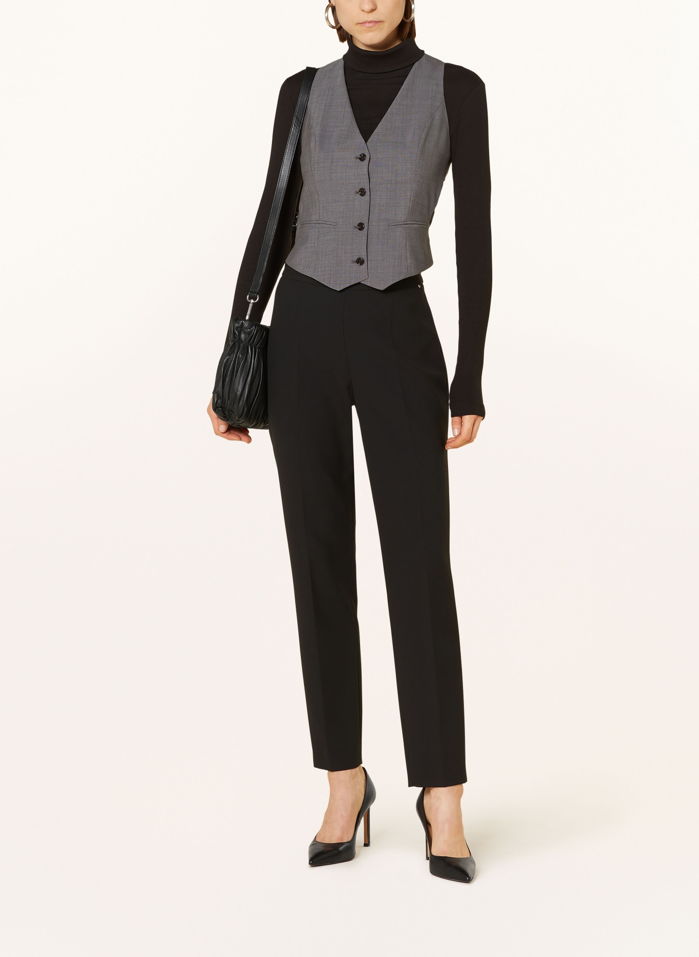 BOSS Blazer vest JEGARO with cut-out, Color: GRAY (Image 2)