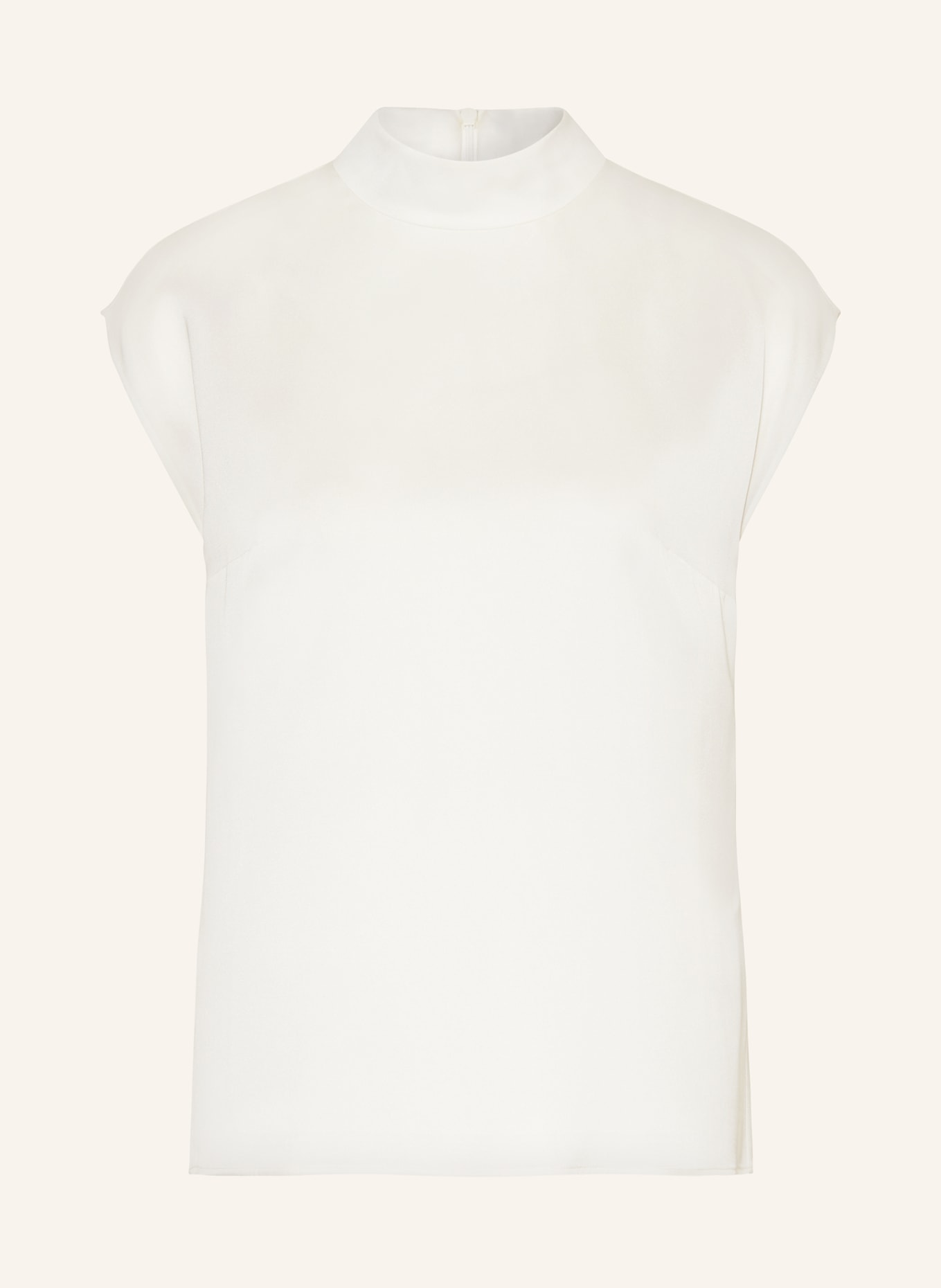 BOSS Blouse top BIDRIZ in silk, Color: WHITE (Image 1)