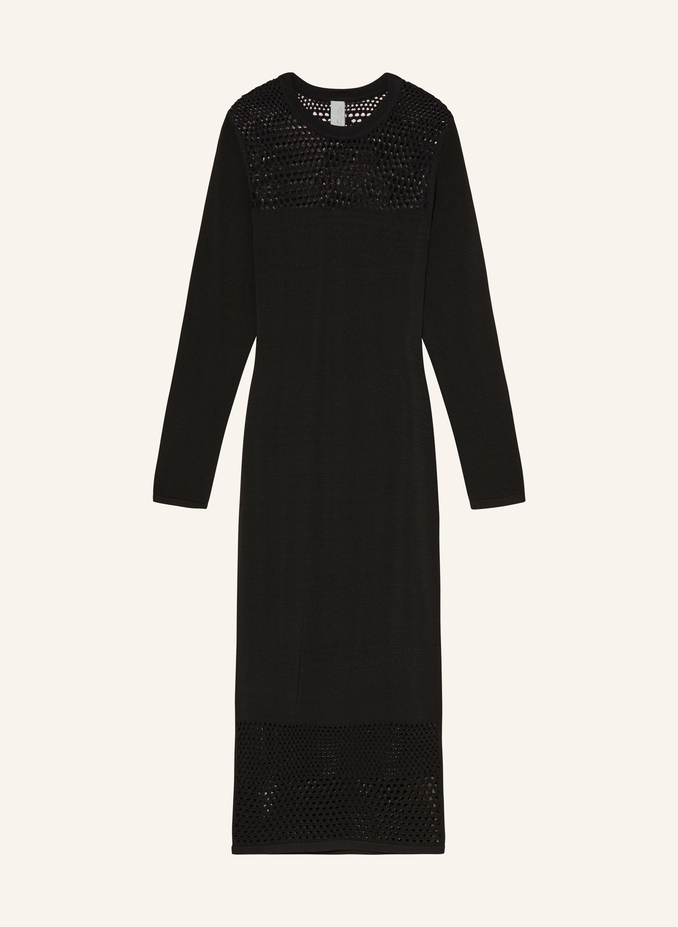 ULLI EHRLICH SPORTALM Knit dress, Color: BLACK (Image 1)