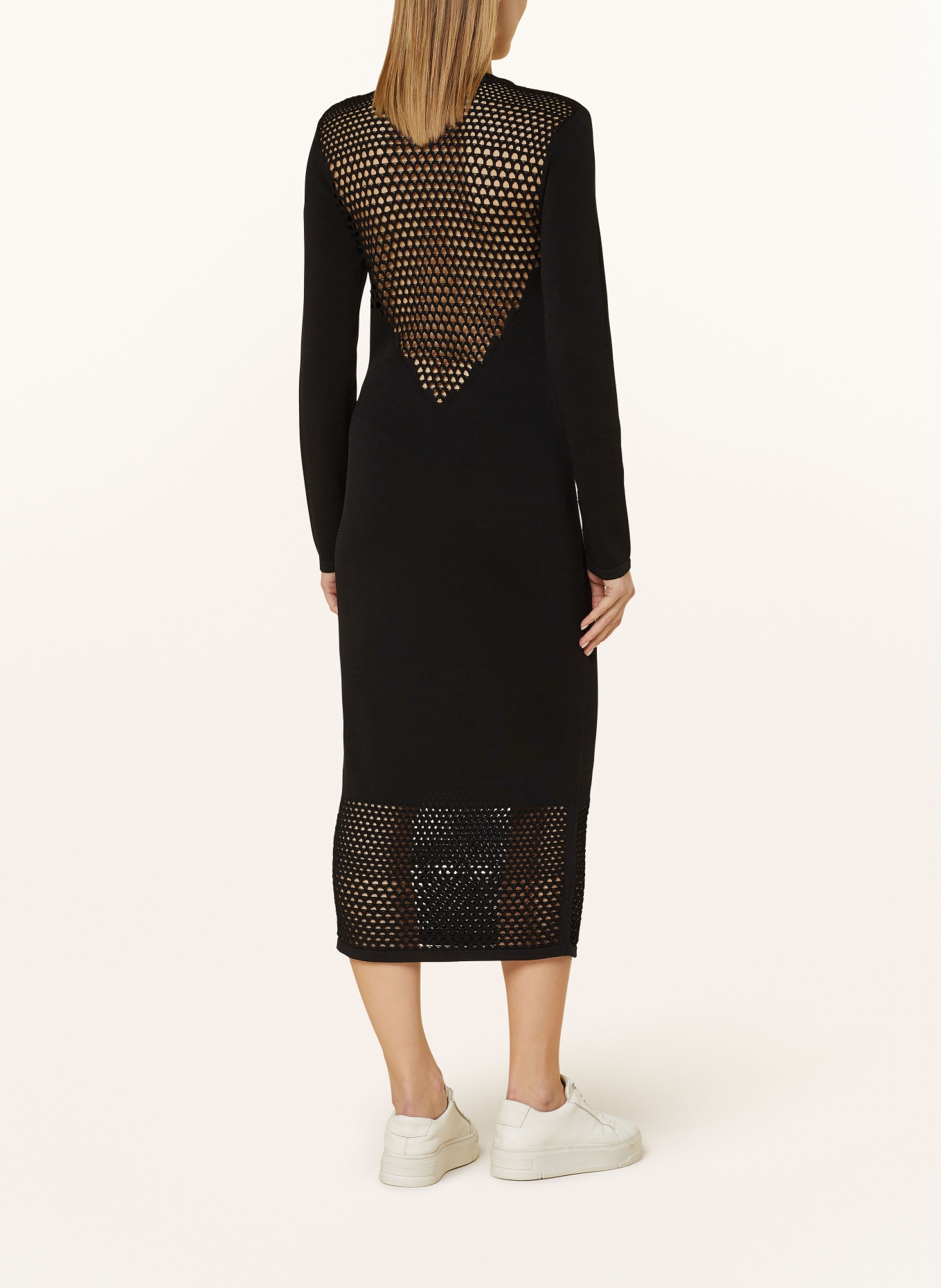 ULLI EHRLICH SPORTALM Knit dress, Color: BLACK (Image 3)