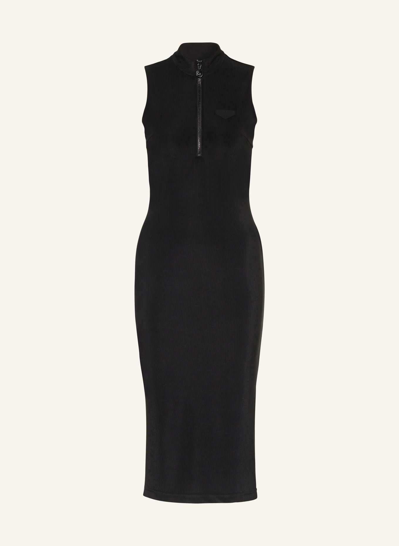 ULLI EHRLICH SPORTALM Jersey dress, Color: BLACK (Image 1)
