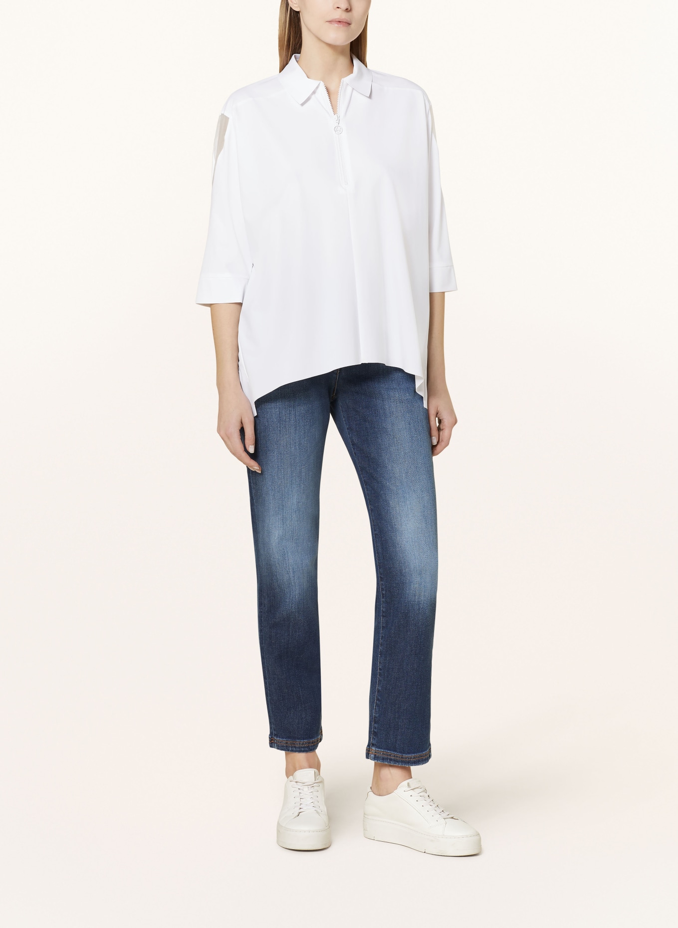 ULLI EHRLICH SPORTALM Shirt blouse, Color: WHITE (Image 2)