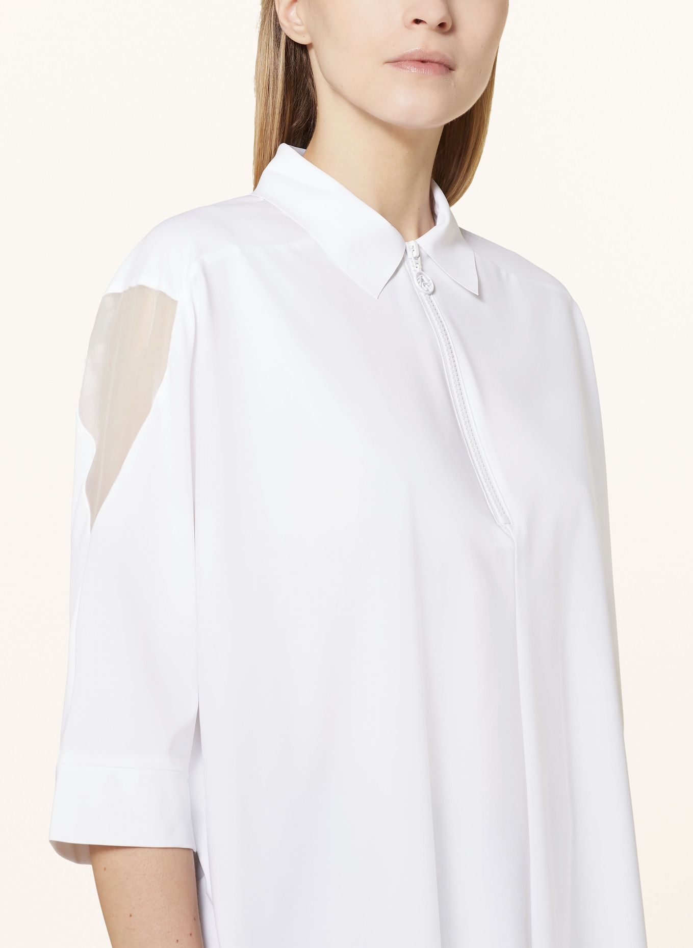 ULLI EHRLICH SPORTALM Shirt blouse, Color: WHITE (Image 4)