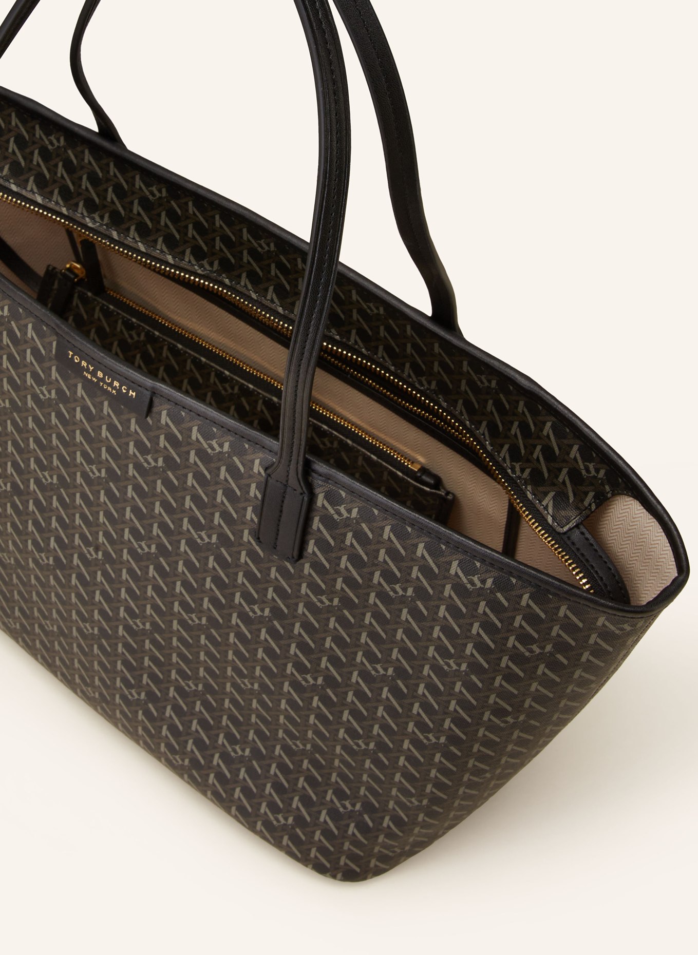 TORY BURCH Shopper with pouch