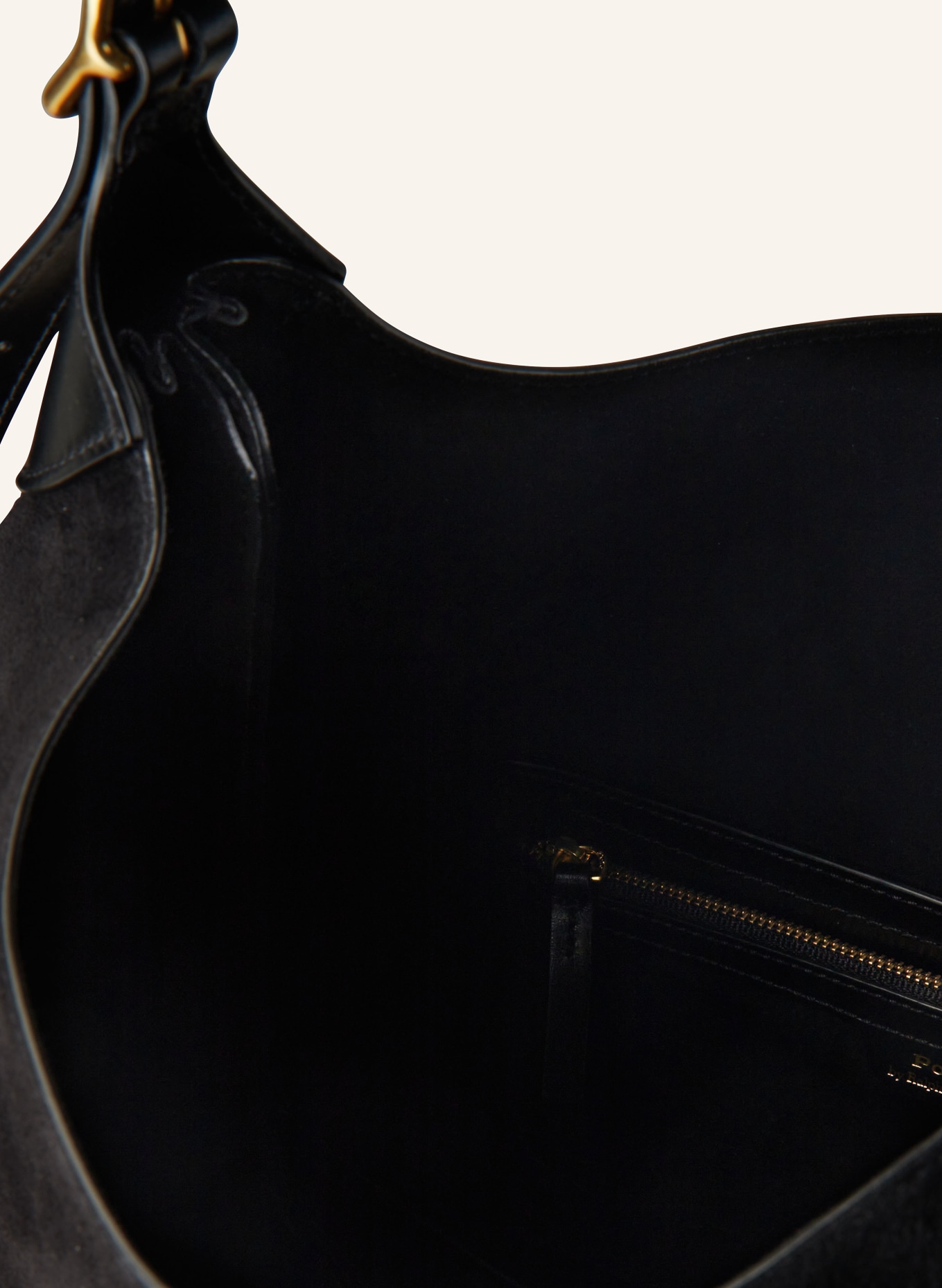 POLO RALPH LAUREN Hobo bag, Color: BLACK (Image 3)