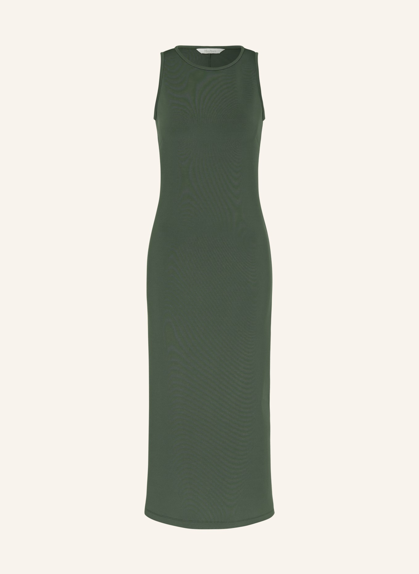 MaxMara LEISURE Sukienka z dżerseju BACCANO, Kolor: CIEMNOZIELONY (Obrazek 1)
