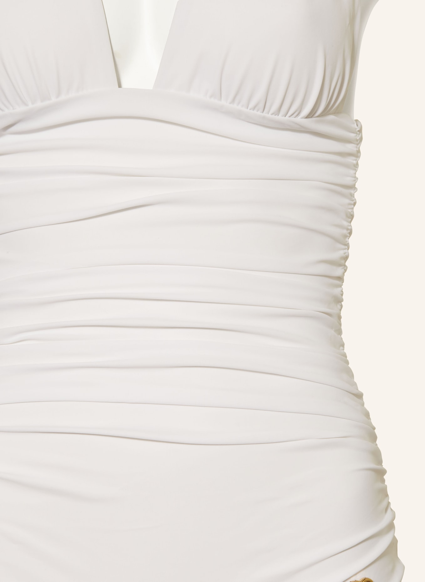 DOLCE & GABBANA Halter neck swimsuit, Color: WHITE (Image 4)