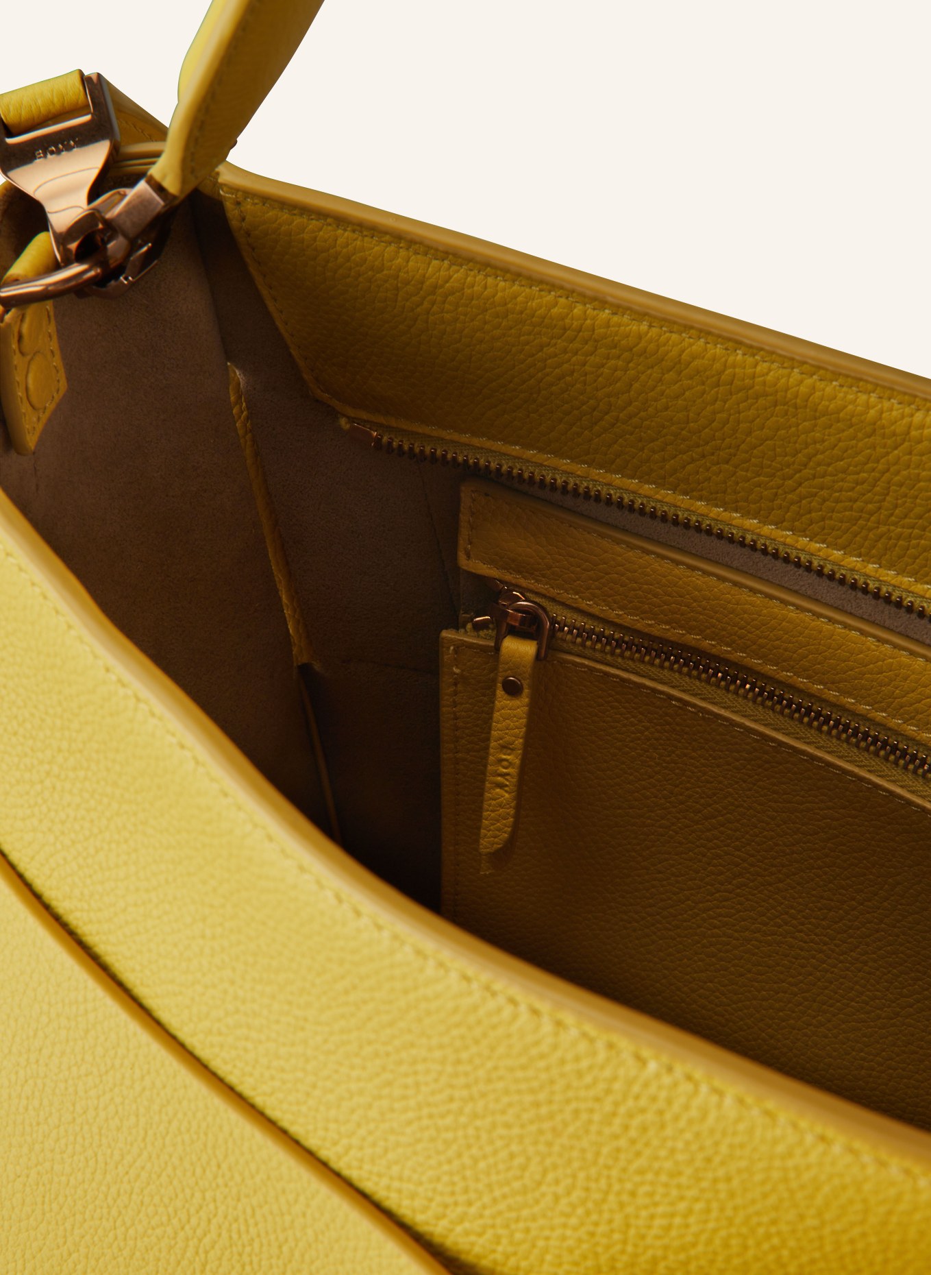 BOYY Handtasche DEVON SOFT, Farbe: GELB (Bild 3)