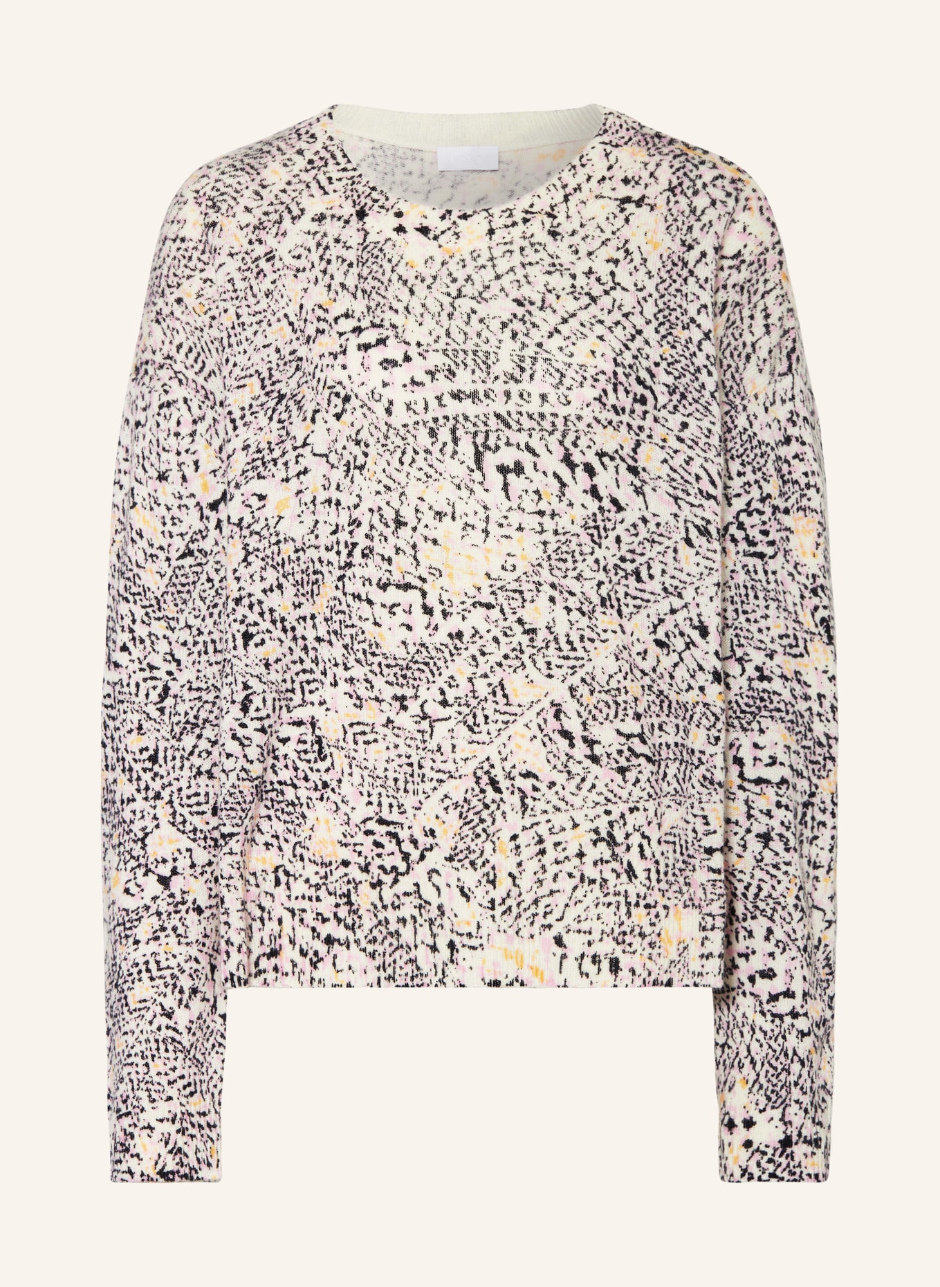 Lala Berlin Sweaters KARLA, Color: CREAM/ BLACK/ PINK (Image 1)